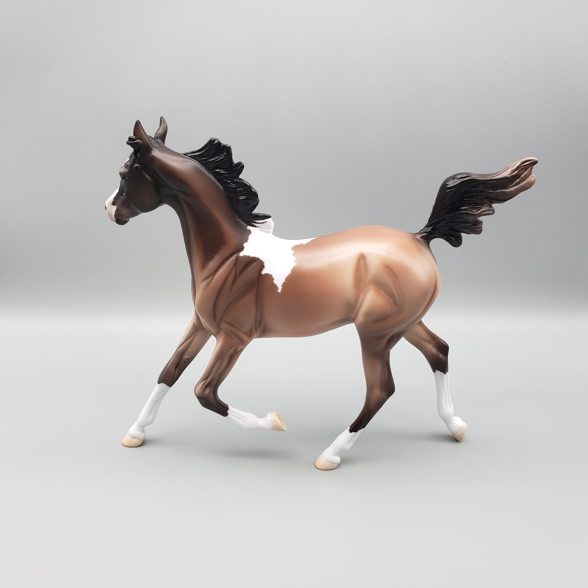 Horsin&#39; Around  OOAK Bay Tobiano Yearling By Jess Hamill EQ23