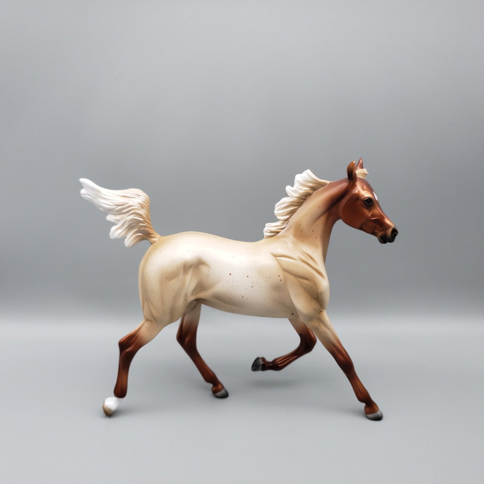 Summertime Darlin OOAK Strawberry Roan Yearling By Ashley Palmer EQ23