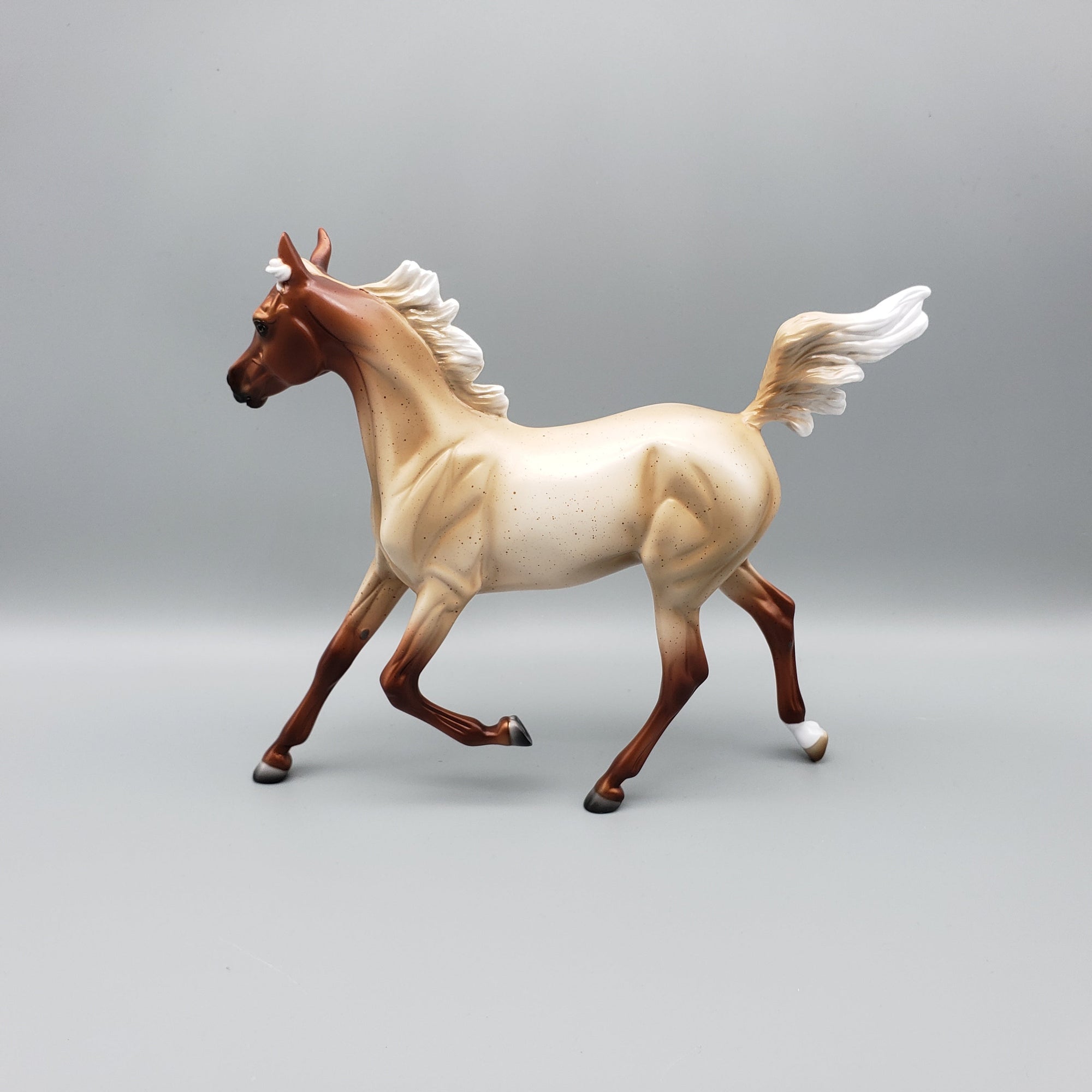 Summertime Darlin OOAK Strawberry Roan Yearling By Ashley Palmer EQ23