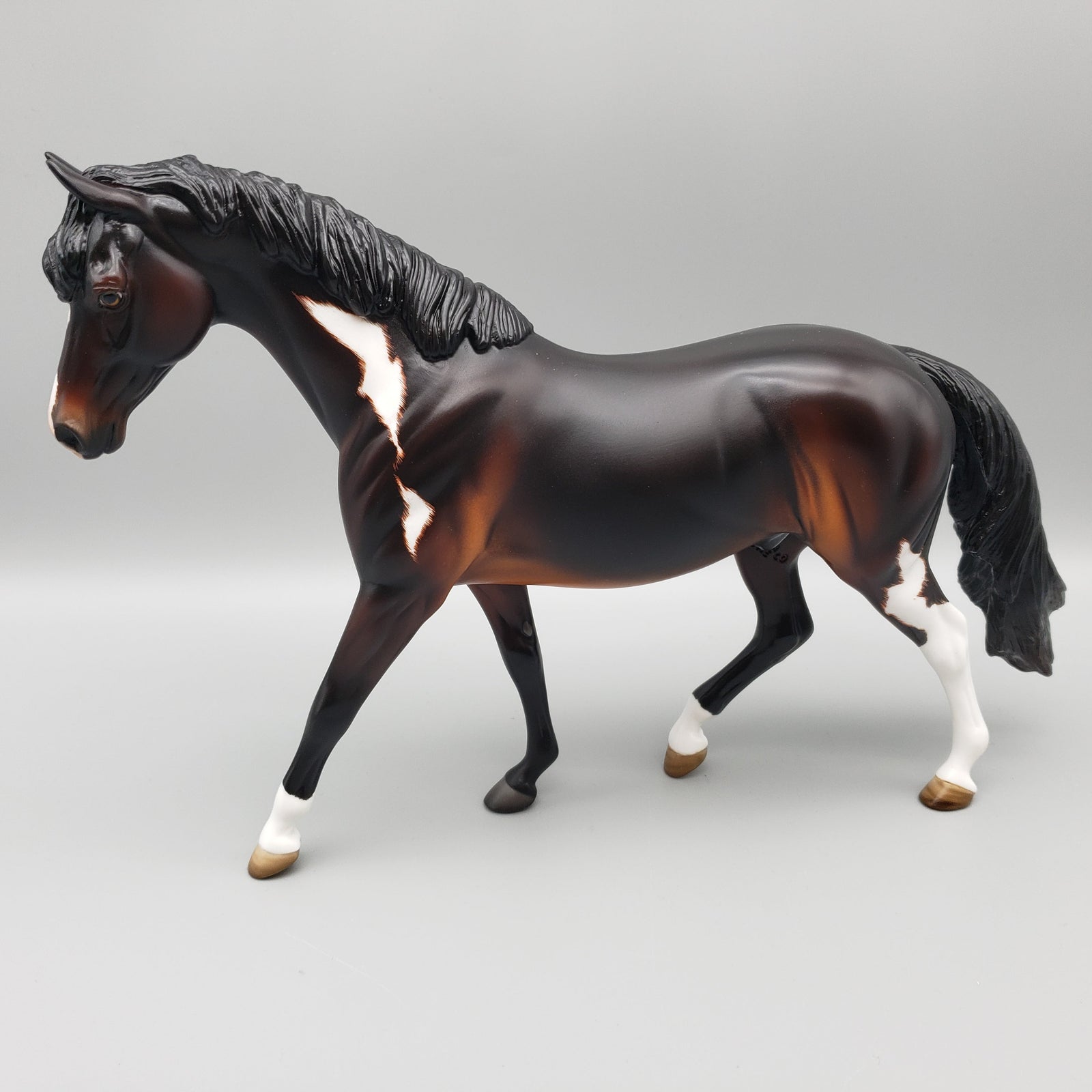 Pony Soprano OOAK Seal Bay Overo Pony By Angela Marleau EQ23