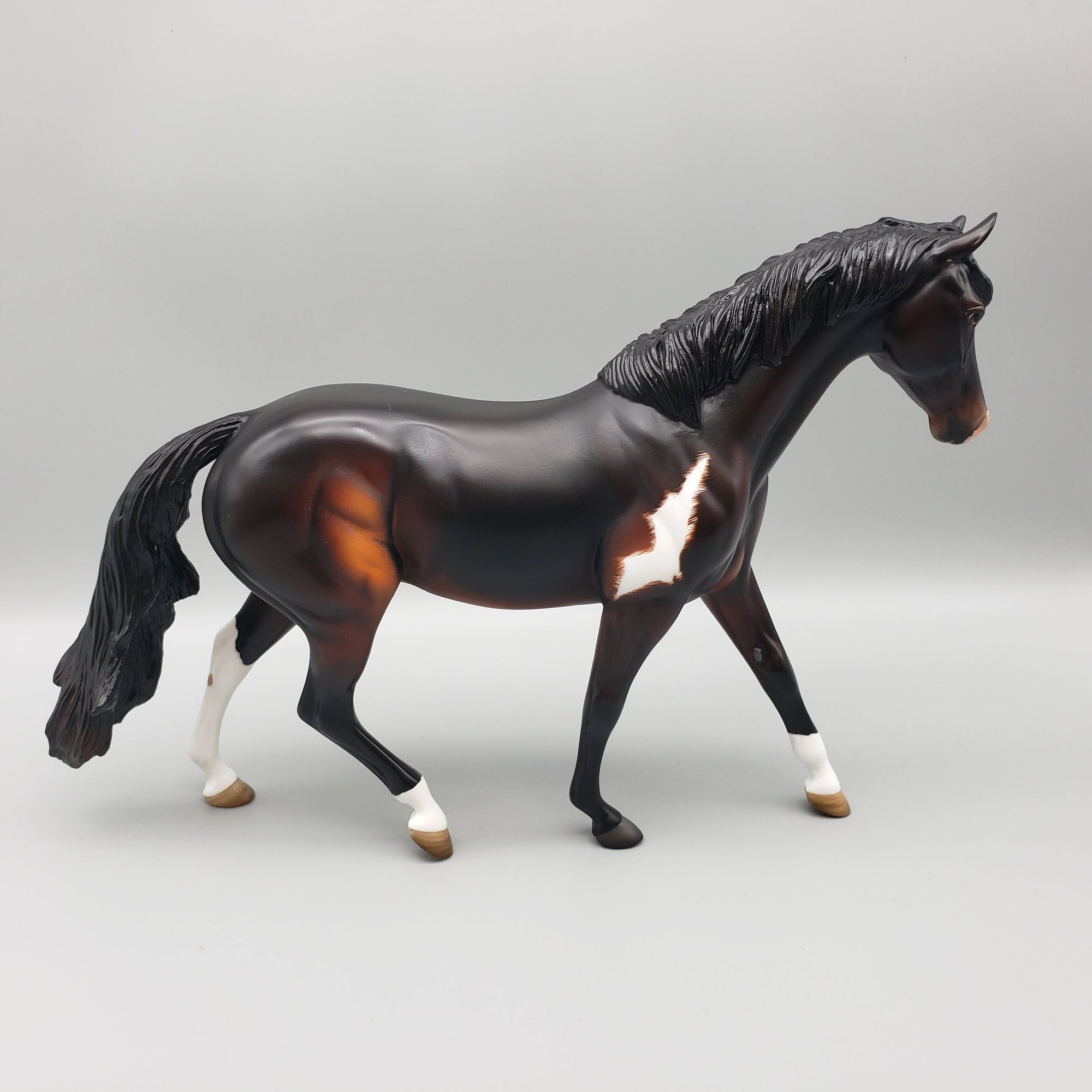 Pony Soprano OOAK Seal Bay Overo Pony By Angela Marleau EQ23