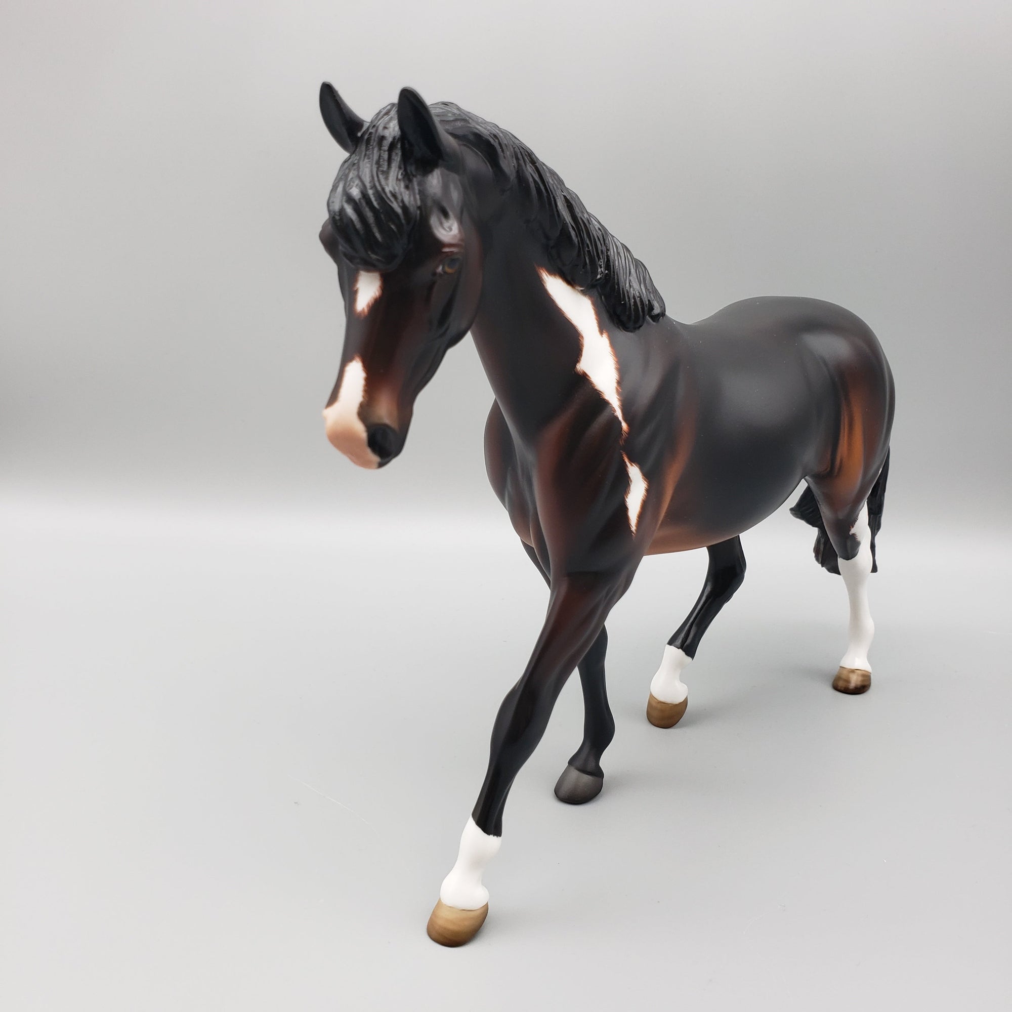 Pony Soprano OOAK Seal Bay Overo Pony By Angela Marleau EQ23