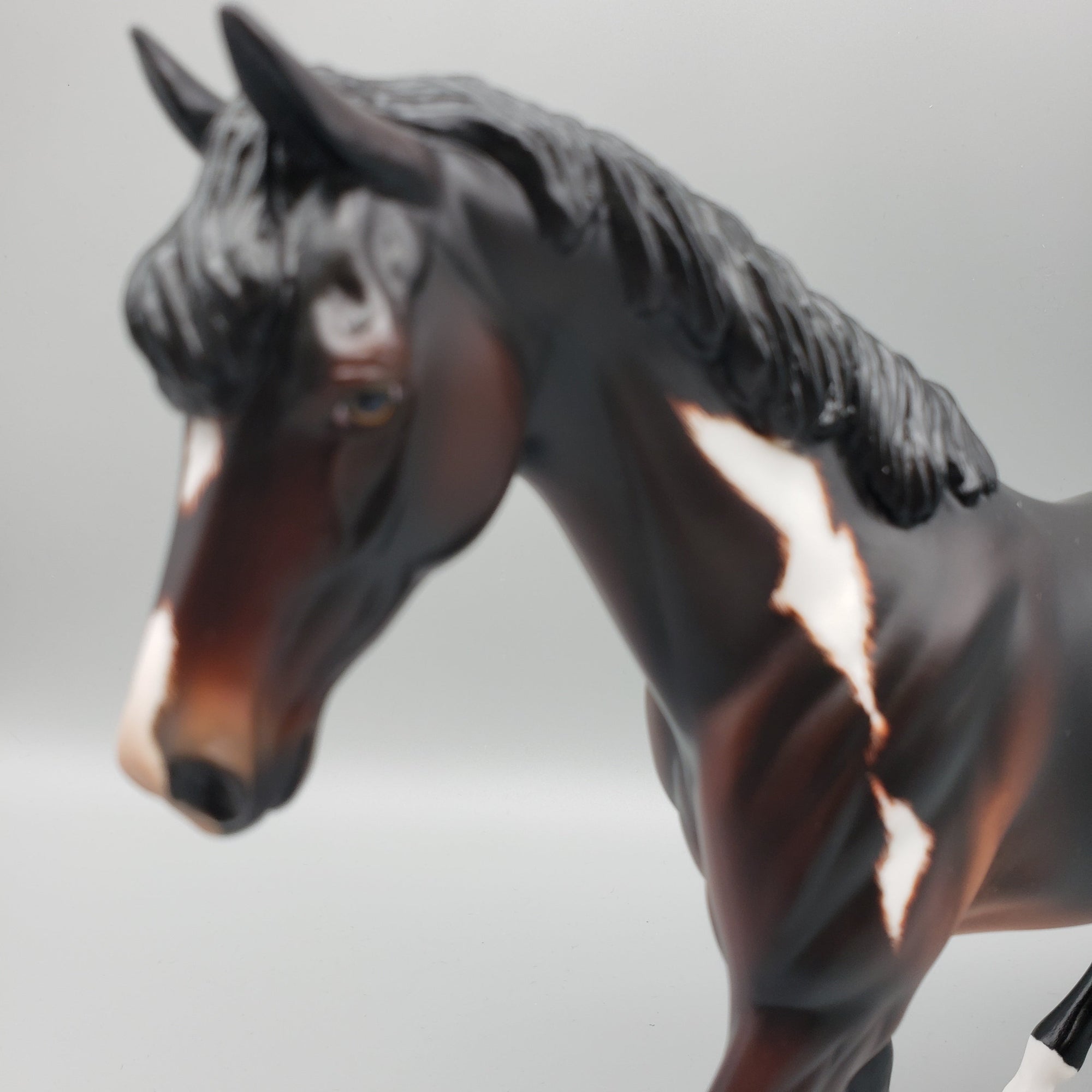 Pony Soprano OOAK Seal Bay Overo Pony By Angela Marleau EQ23