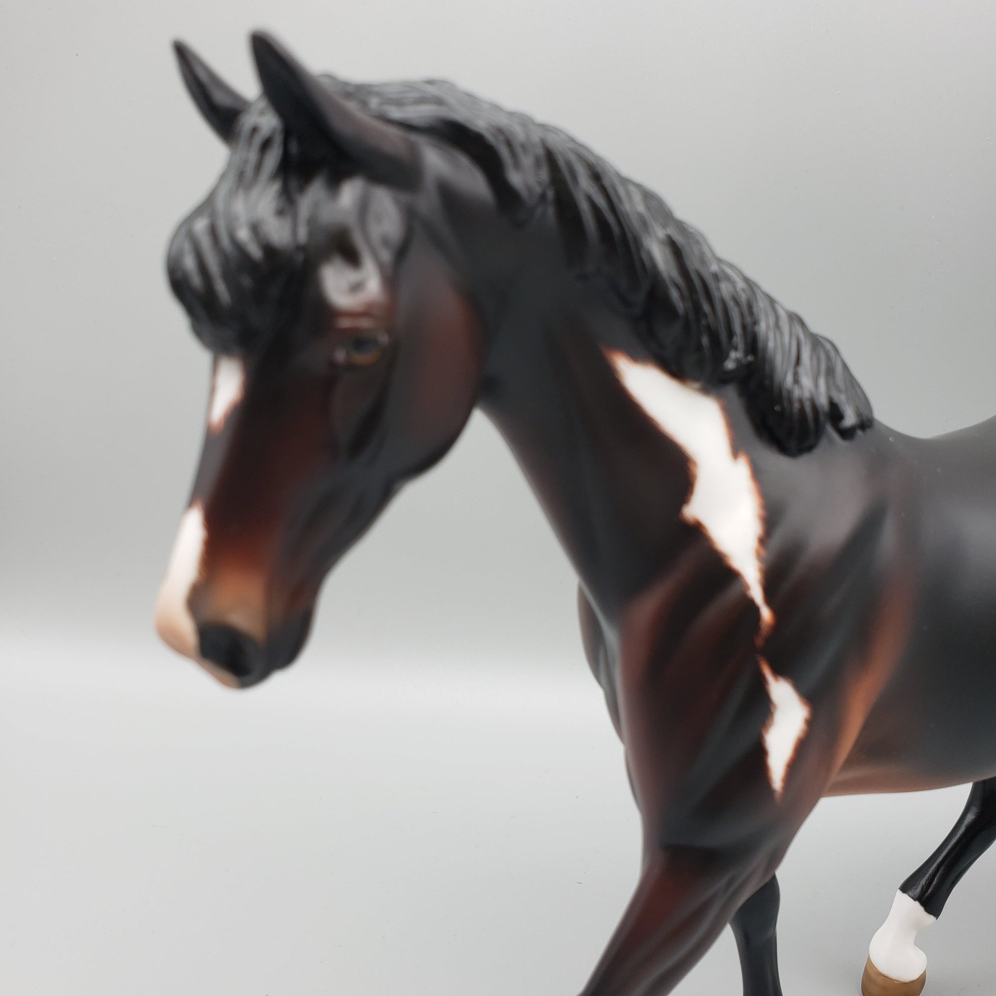 Pony Soprano OOAK Seal Bay Overo Pony By Angela Marleau EQ23