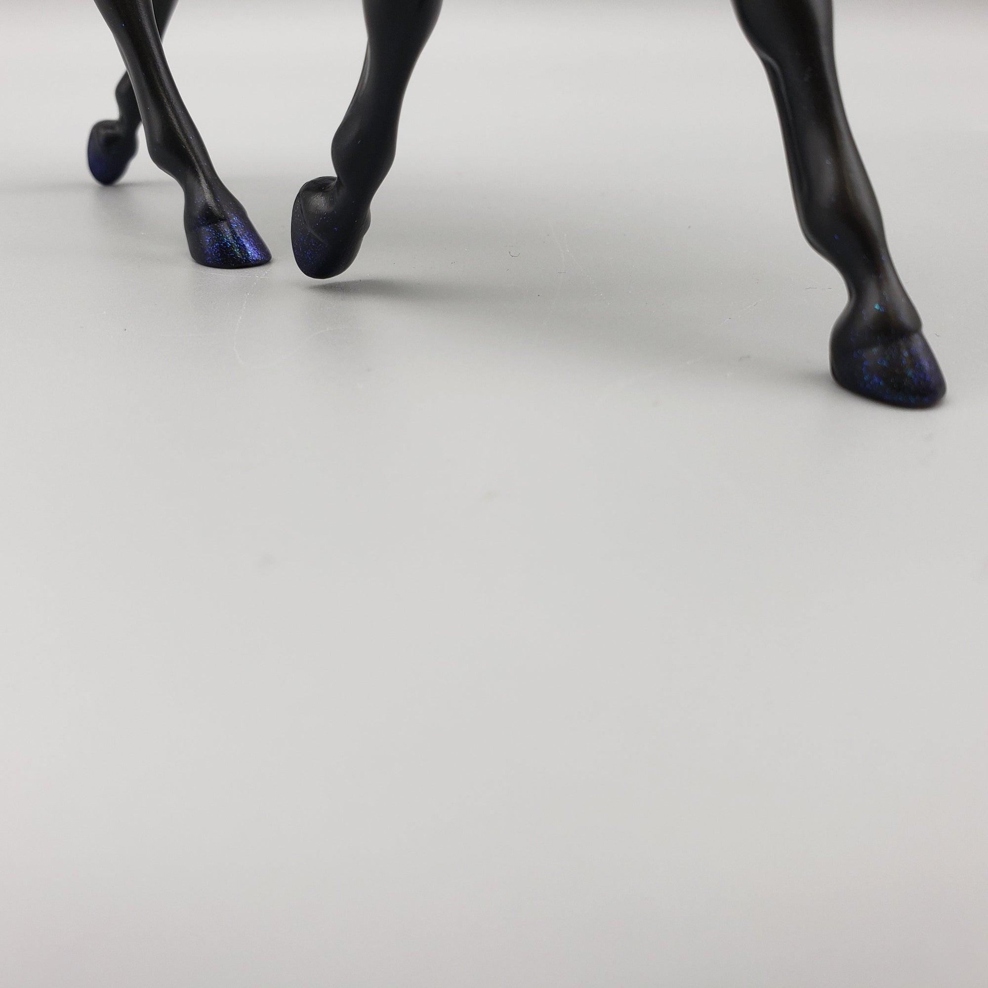 Shark Shine OOAK Halo Roan Brindle Warmblood Pebble By Ellen Robbins EQ23