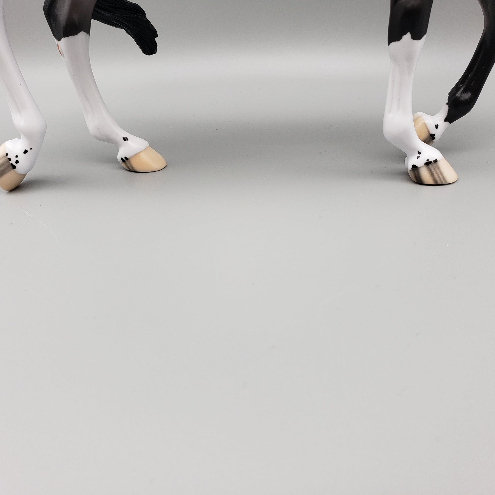 Storm Front OOAK Blue Roan with Badger Face By Ellen Robbins EQ23