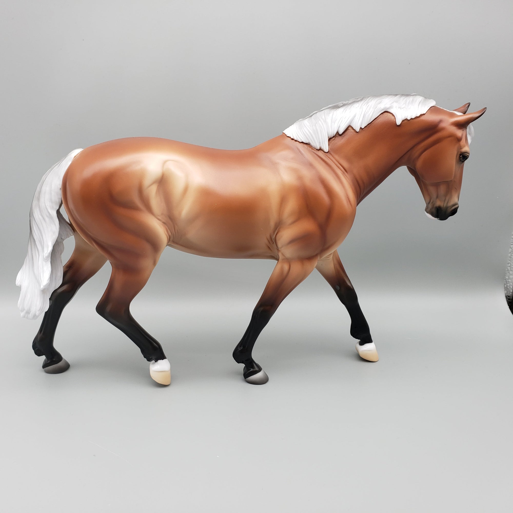 Solando OOAK Silver Bay Irish Draft By Ashley Palmer EQ23