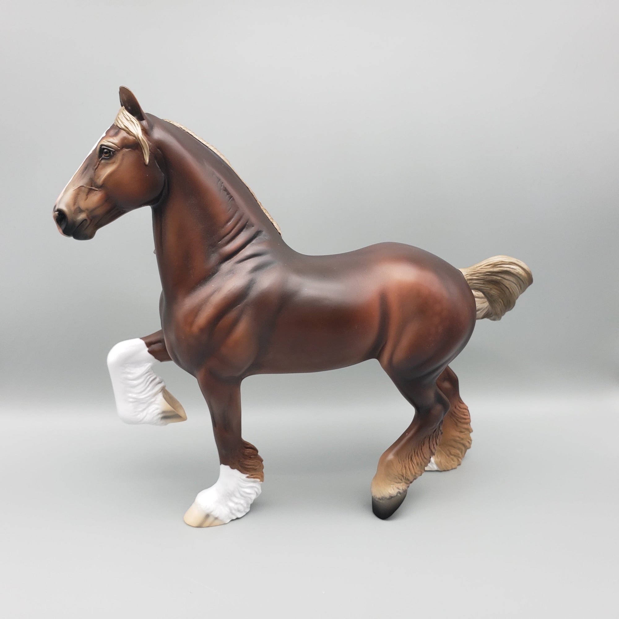 Cleveland OOAK Flaxen Chestnut Trotting Drafter By Jess Hamill EQ23