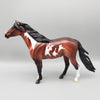 Chisholm Trail OOAK Dappled Bay Overo Mustang By Dawn Quick EQ23