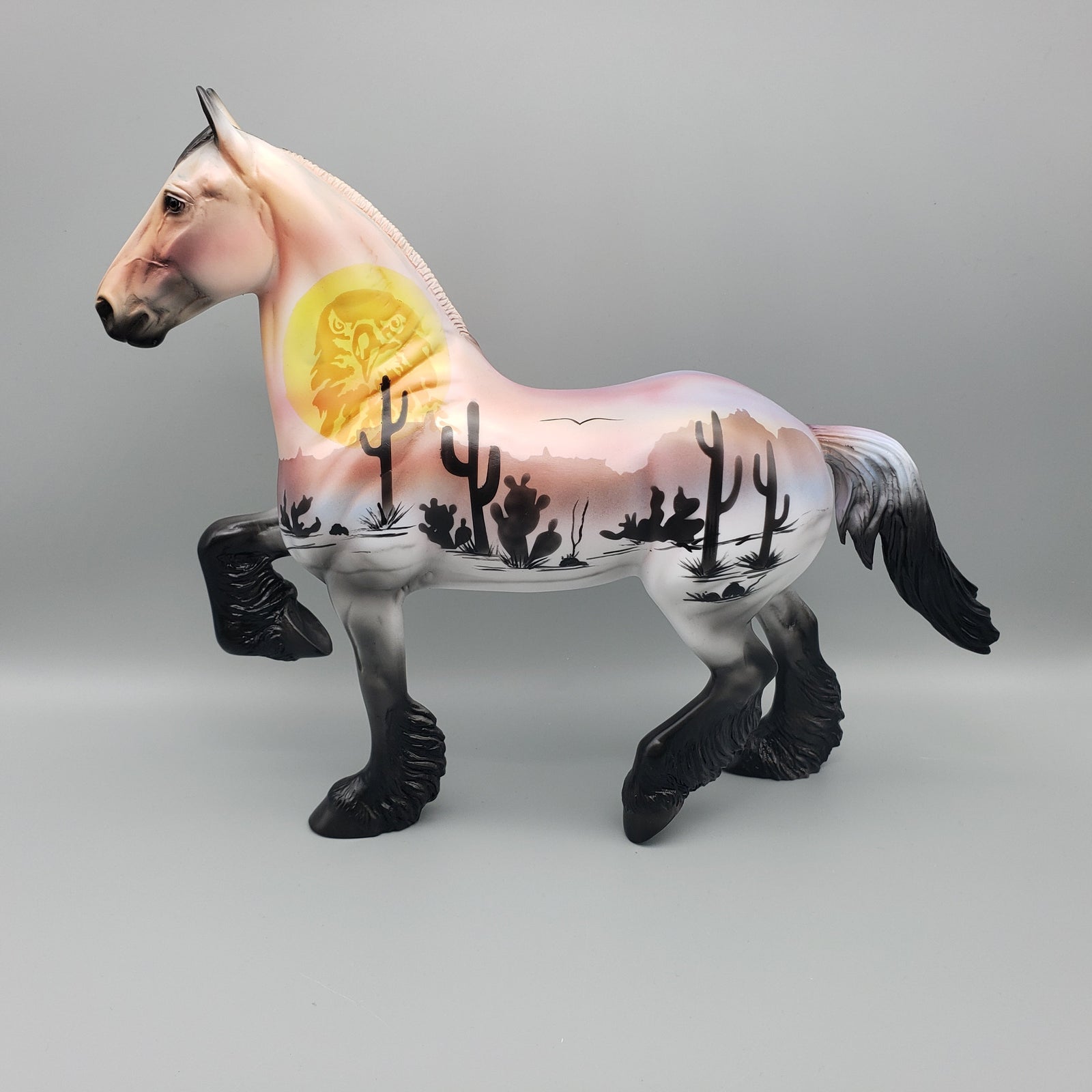 Rio OOAK Decorator Trotting draft By Dawn Quick EQ23