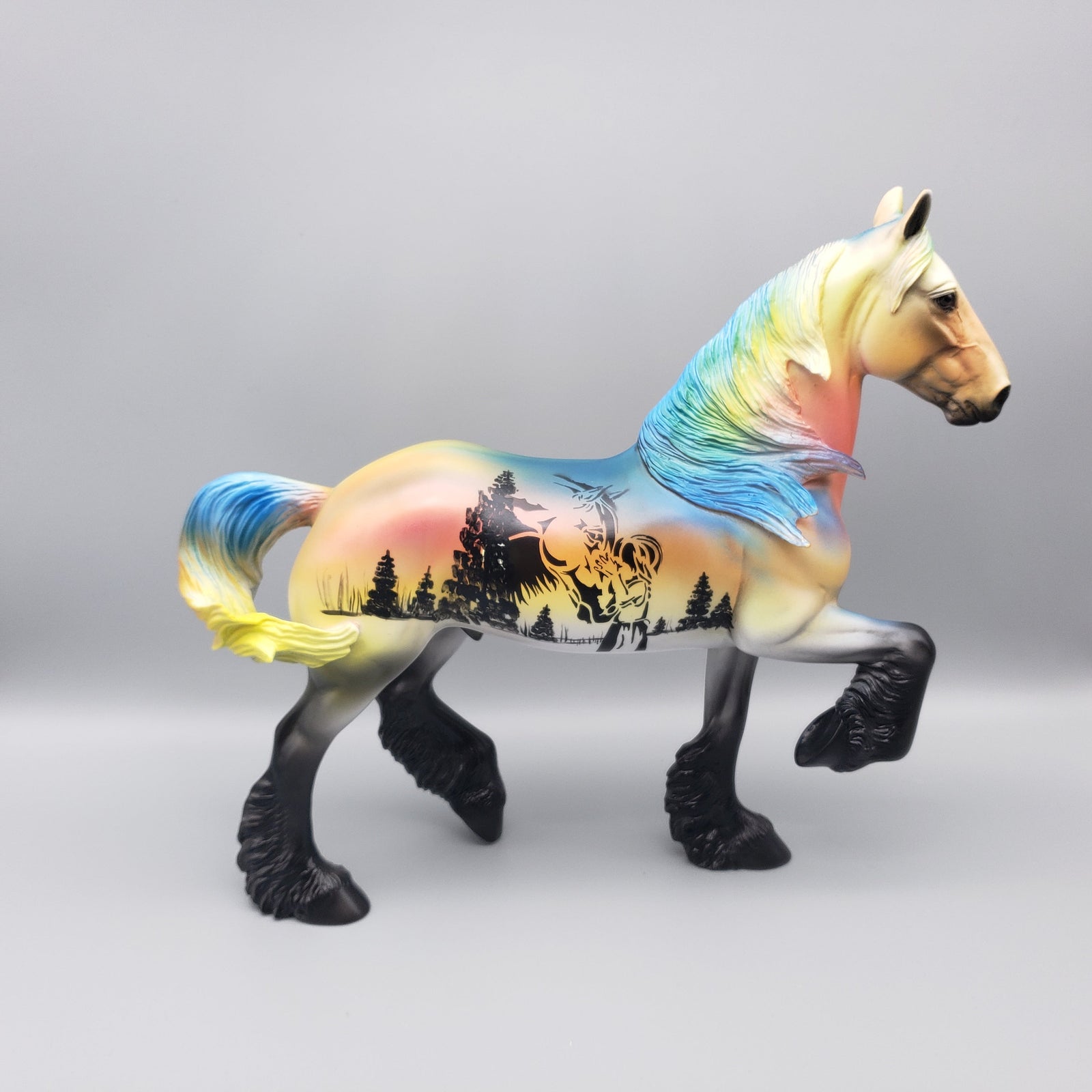 Chore Time OOAK Decorator Trotting draft By Dawn Quick EQ23