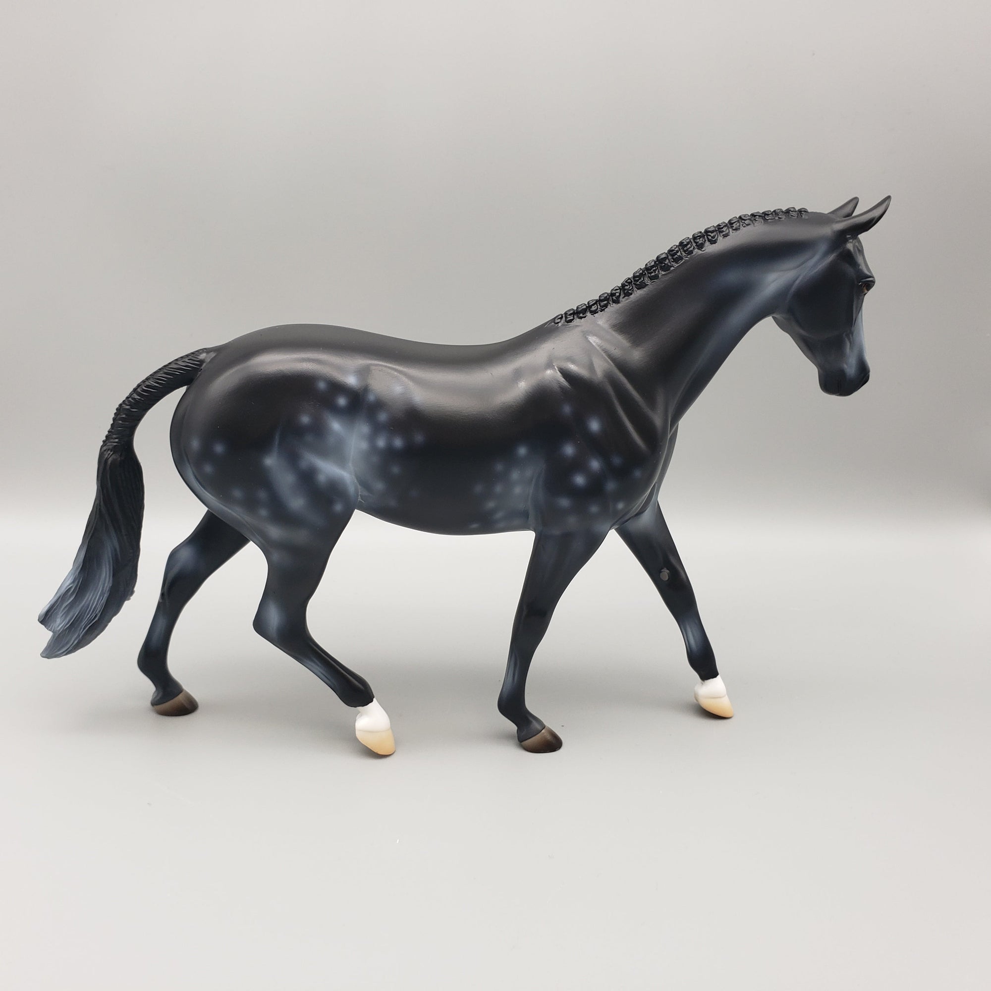 Fireflies OOAK Black Going Grey Pony By Ashley Palmer EQ23