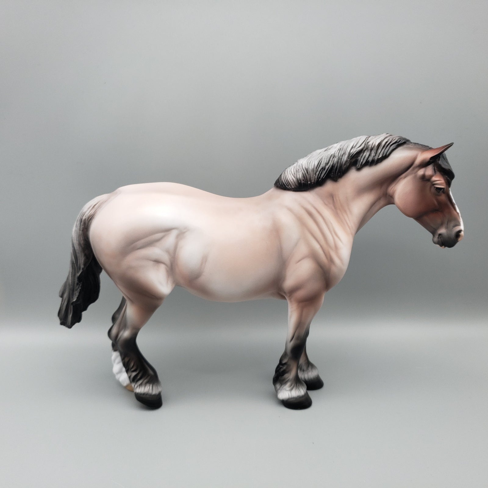 Rosie OOAK Bay Roan Heavy Draft By Jess Hamill EQ23