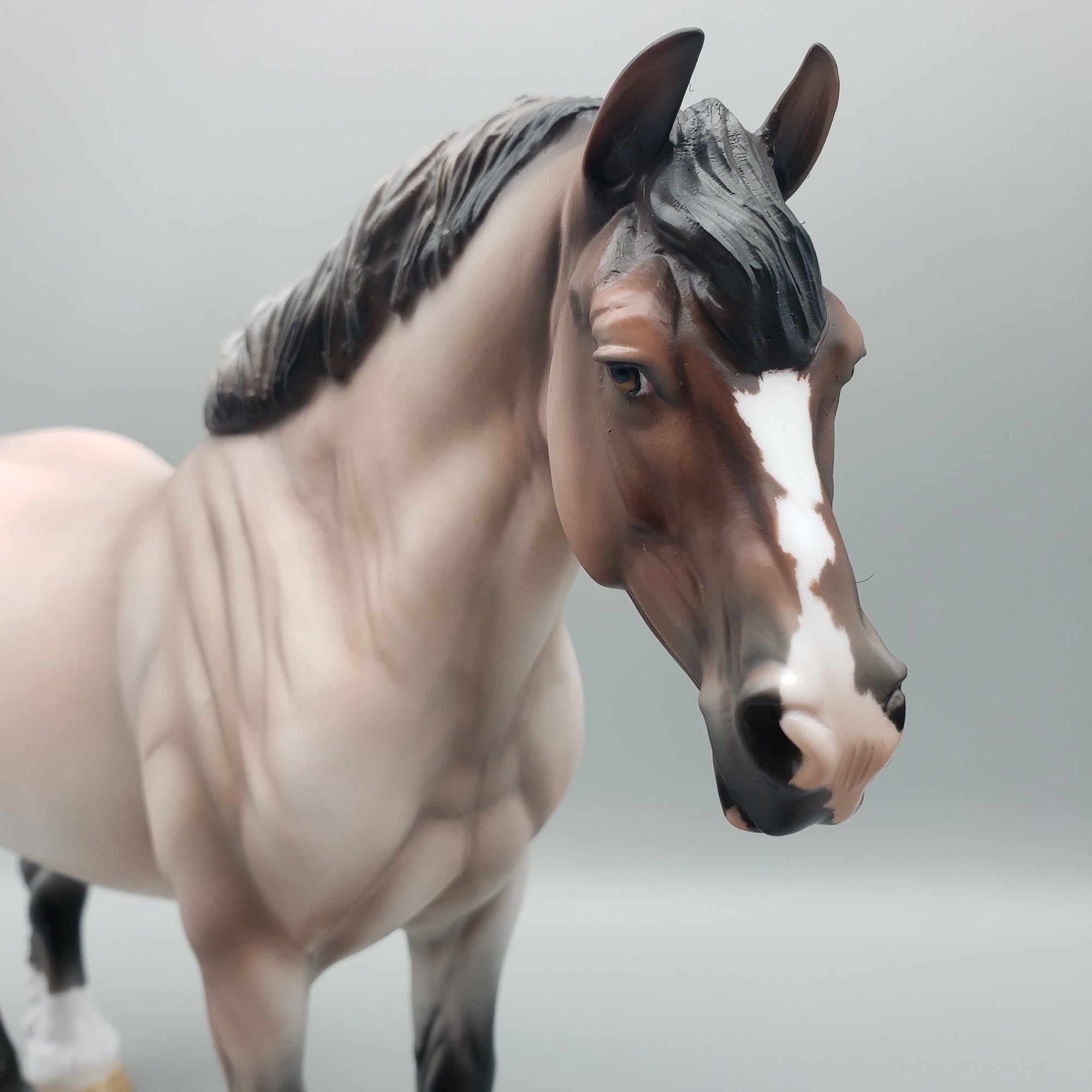 Rosie OOAK Bay Roan Heavy Draft By Jess Hamill EQ23