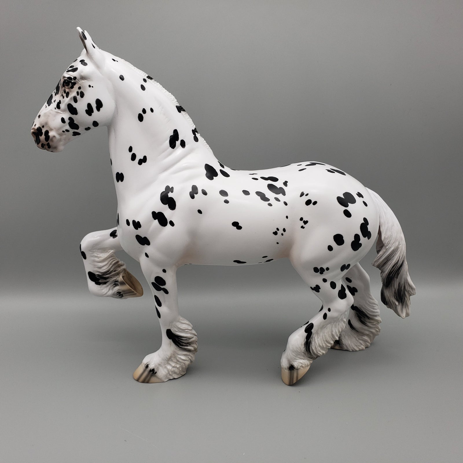 Kaiba OOAK Leopard Appaloosa Trotting Drafter By Jess Hamill EQ23