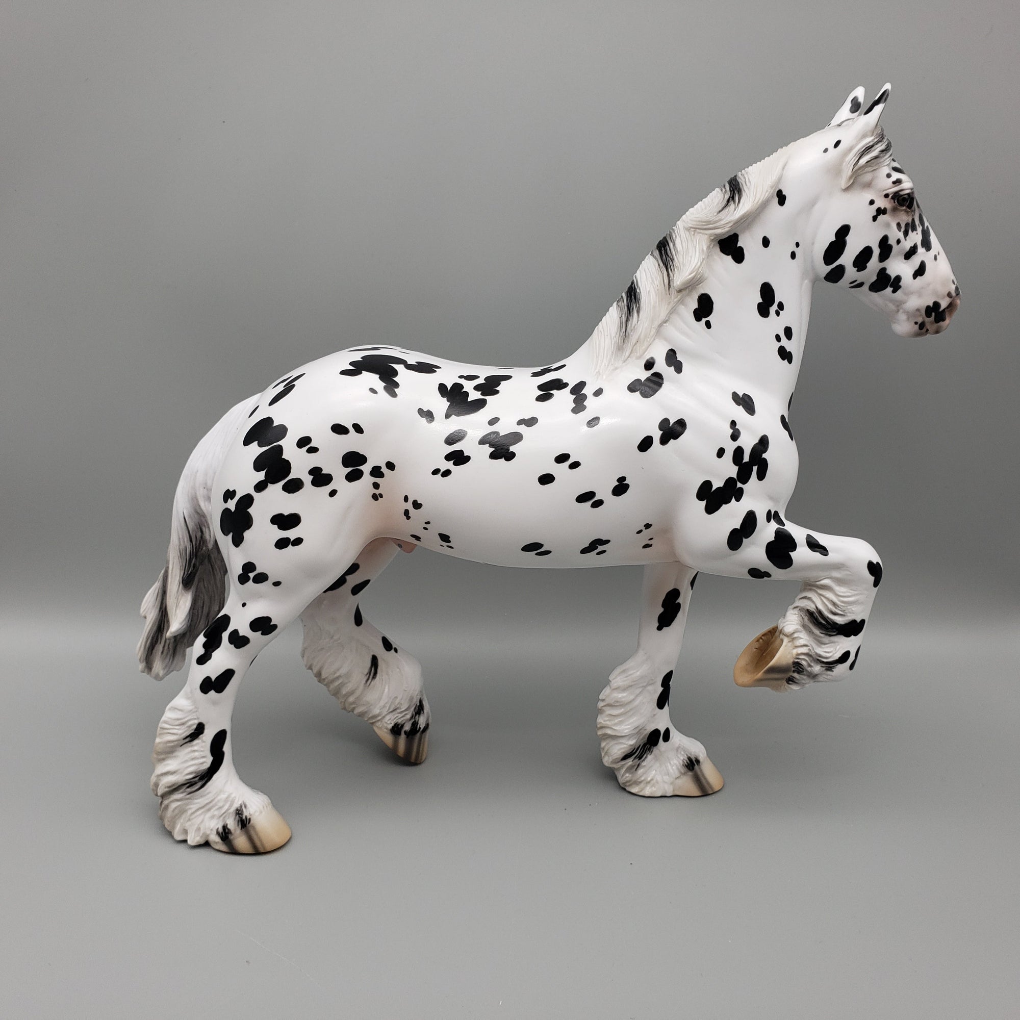 Kaiba OOAK Leopard Appaloosa Trotting Drafter By Jess Hamill EQ23