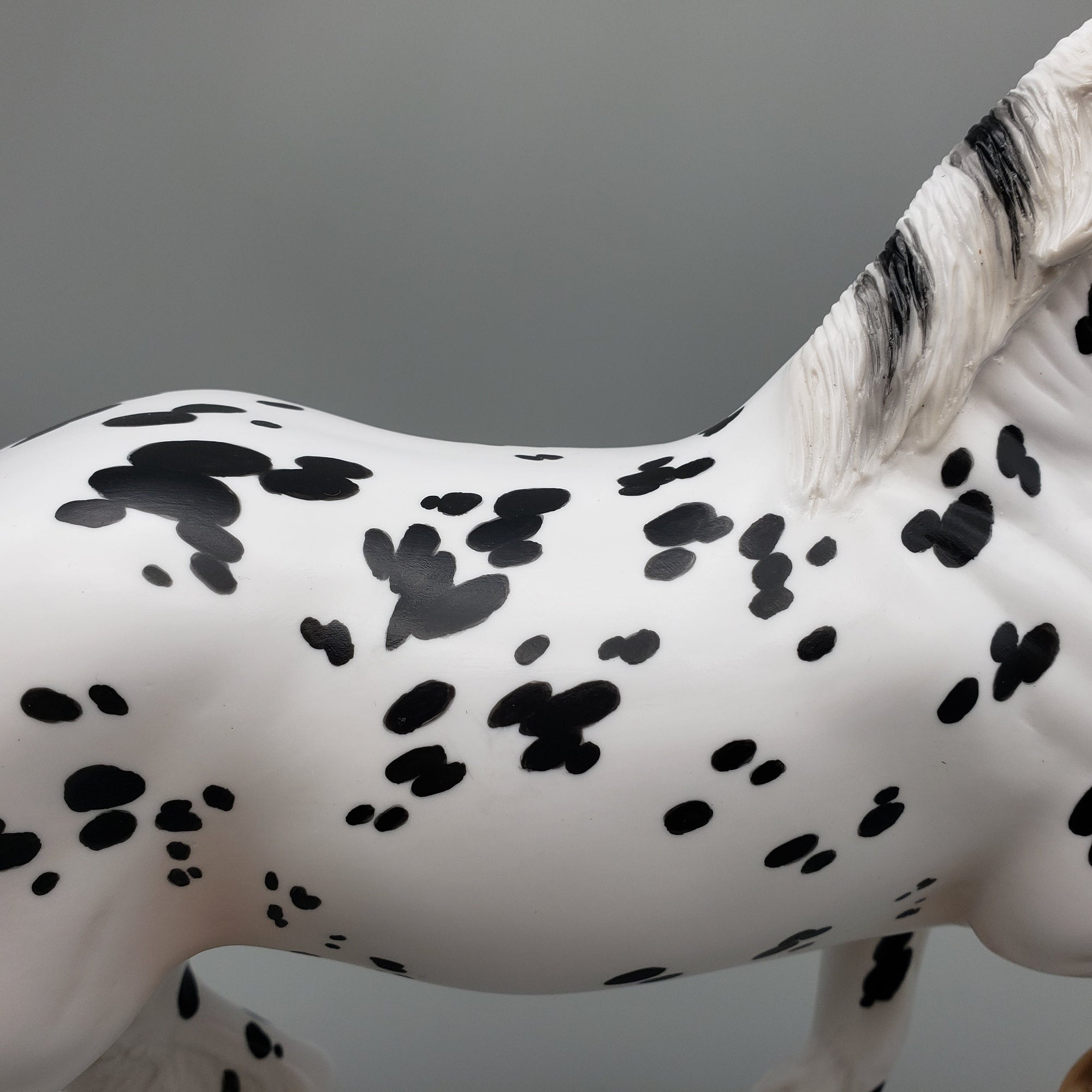 Kaiba OOAK Leopard Appaloosa Trotting Drafter By Jess Hamill EQ23