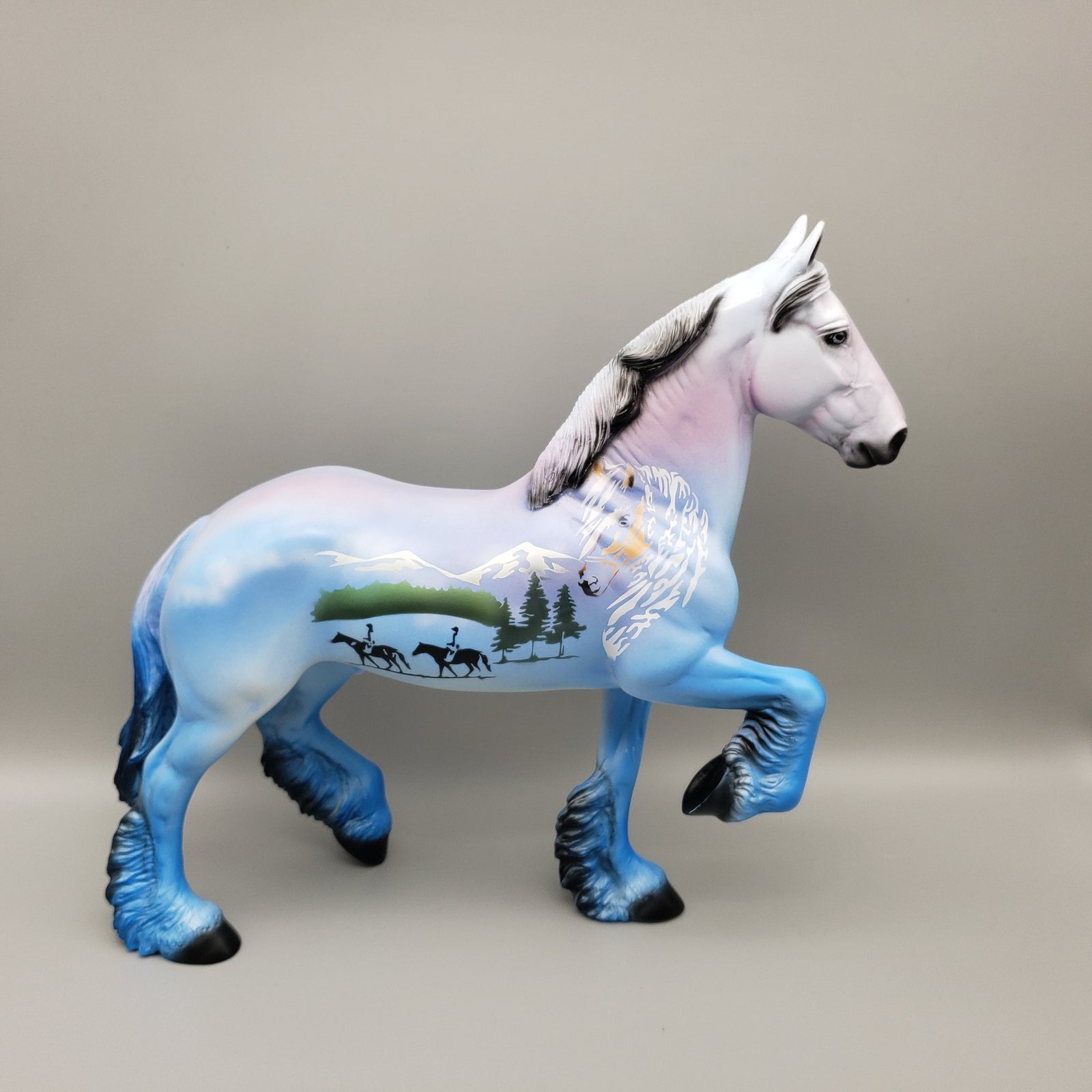 Trail Ride OOAK Decorator Trotting Drafter By Dawn Quick EQ23