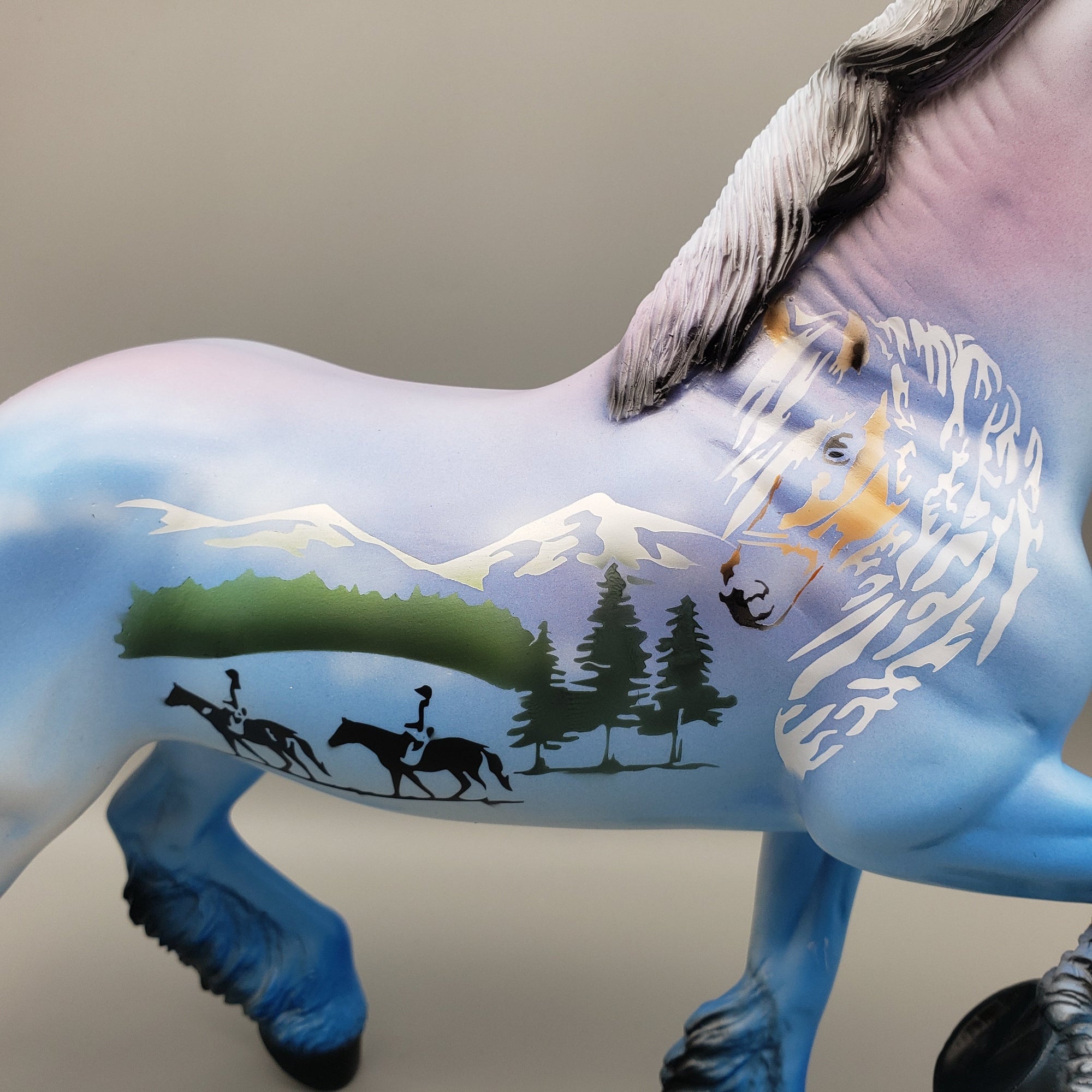 Trail Ride OOAK Decorator Trotting Drafter By Dawn Quick EQ23