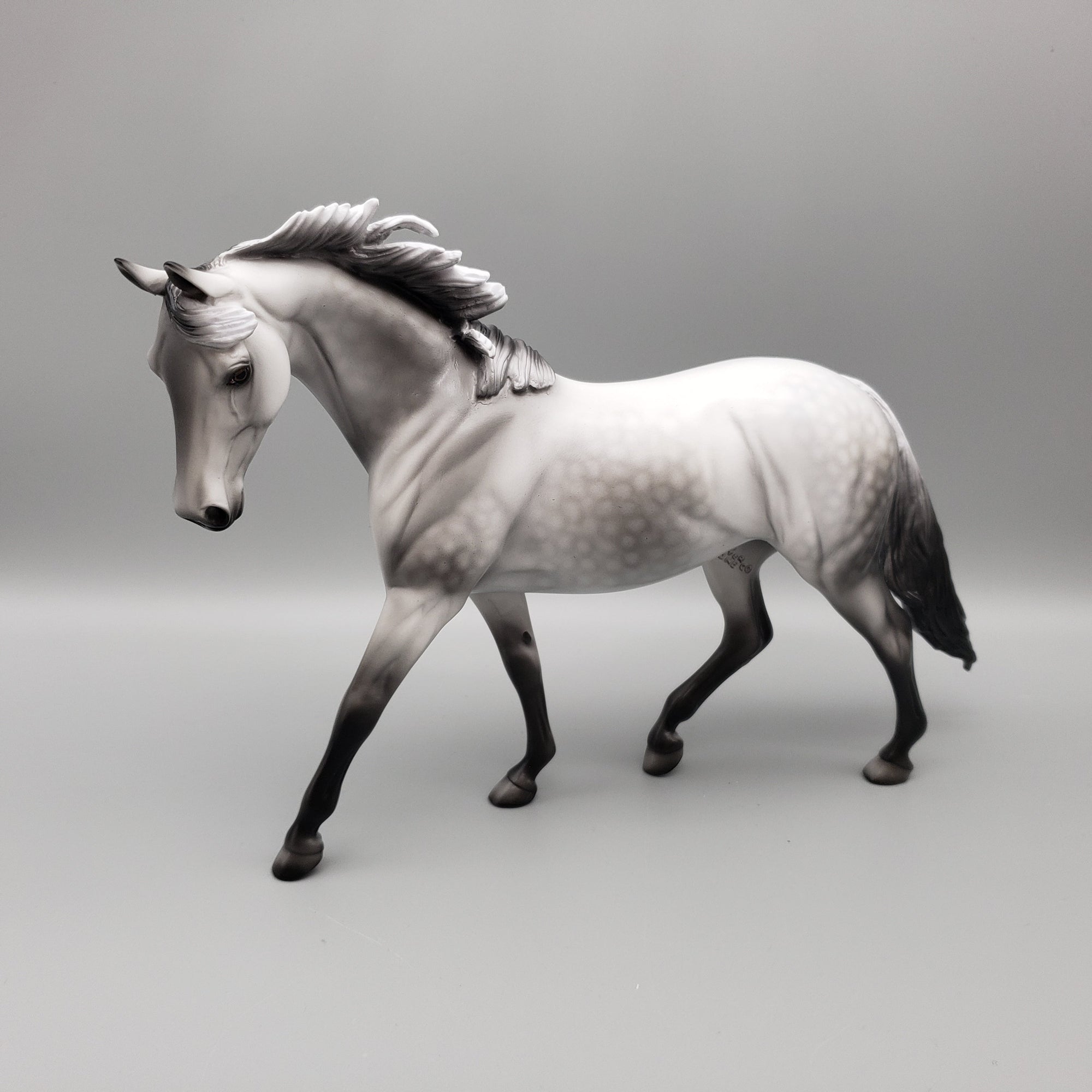 Smokey OOAK Dapple Grey Custom Pony By Dawn Quick EQ23