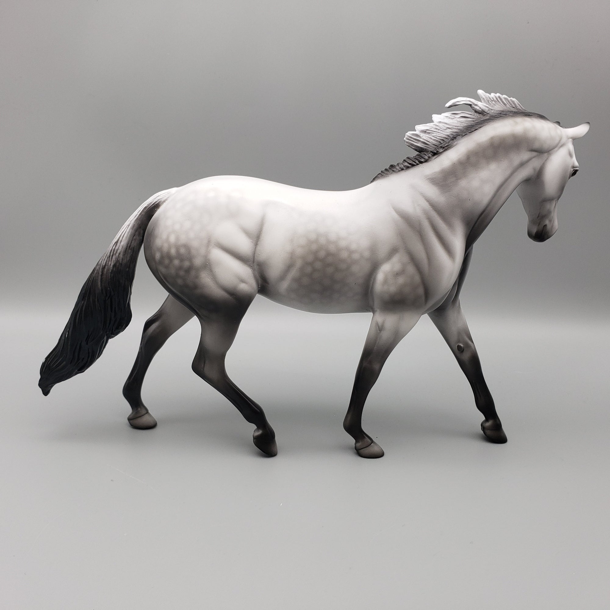 Smokey OOAK Dapple Grey Custom Pony By Dawn Quick EQ23