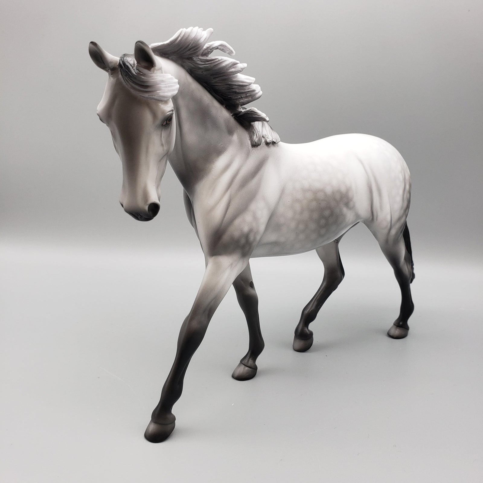 Smokey OOAK Dapple Grey Custom Pony By Dawn Quick EQ23