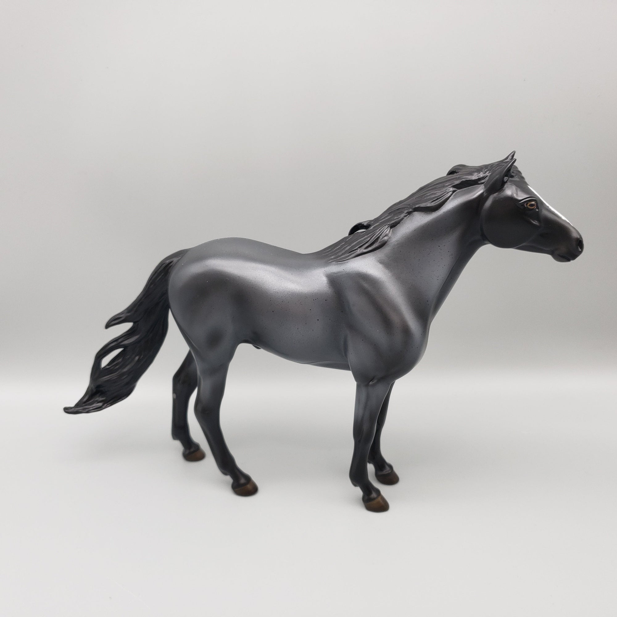 Layshya Astraeus OOAK Blue Roan Mustang By Angela Marleau