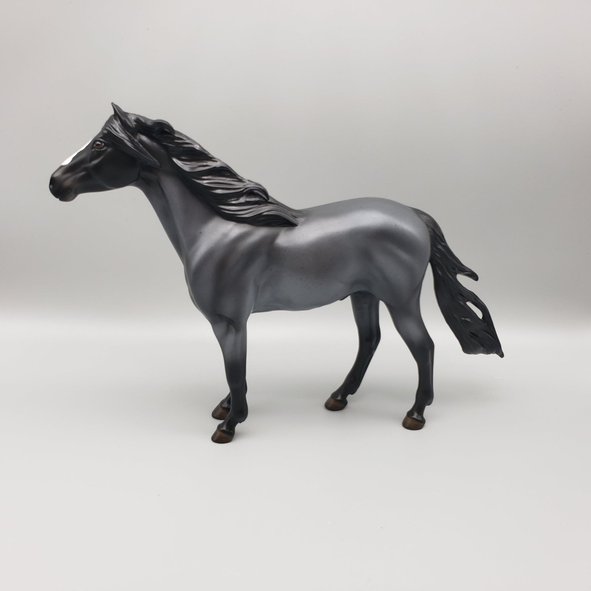 Layshya Astraeus OOAK Blue Roan Mustang By Angela Marleau