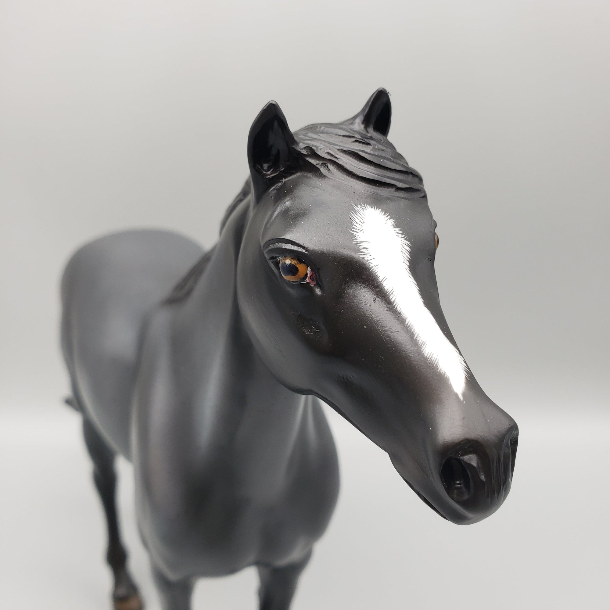 Layshya Astraeus OOAK Blue Roan Mustang By Angela Marleau