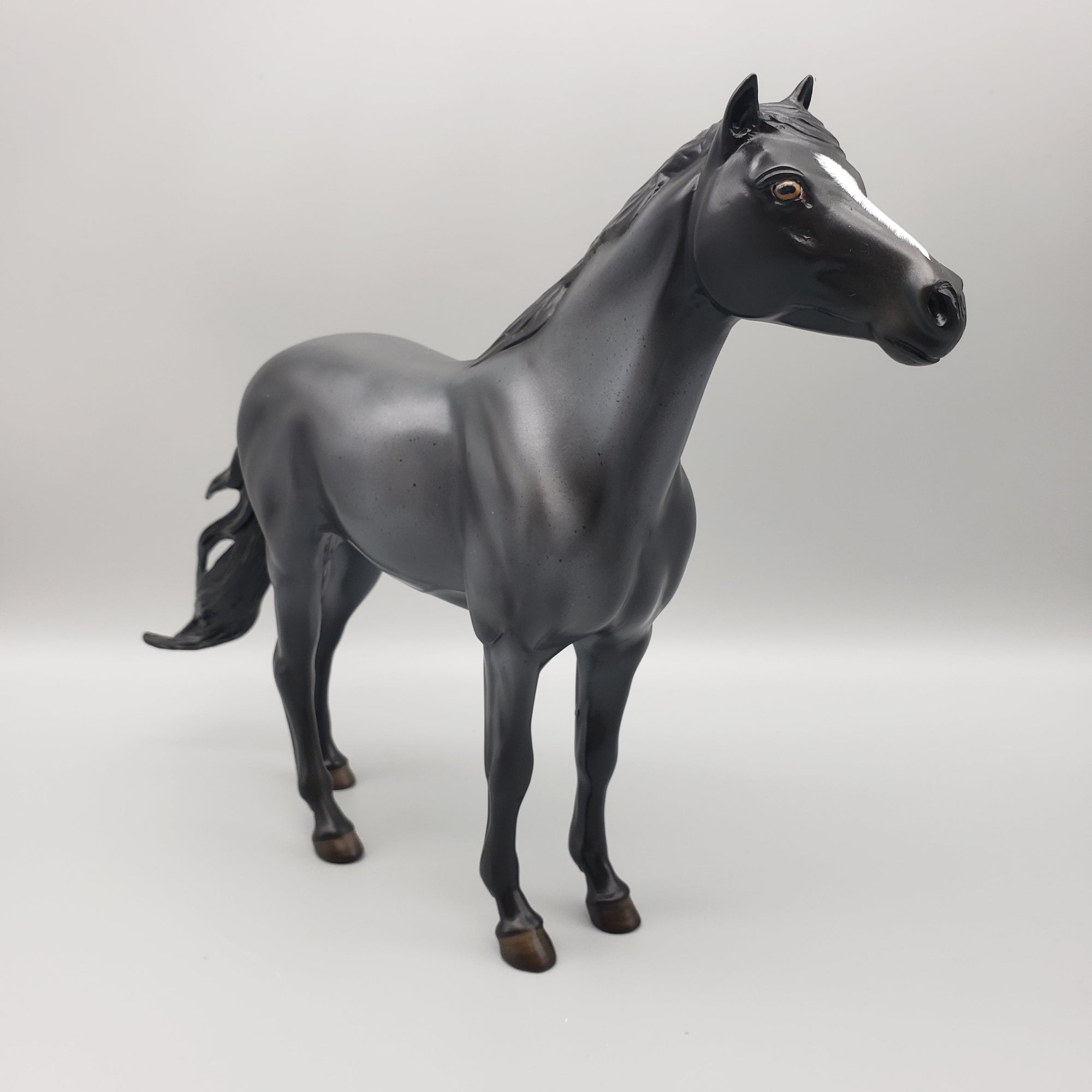 Layshya Astraeus OOAK Blue Roan Mustang By Angela Marleau