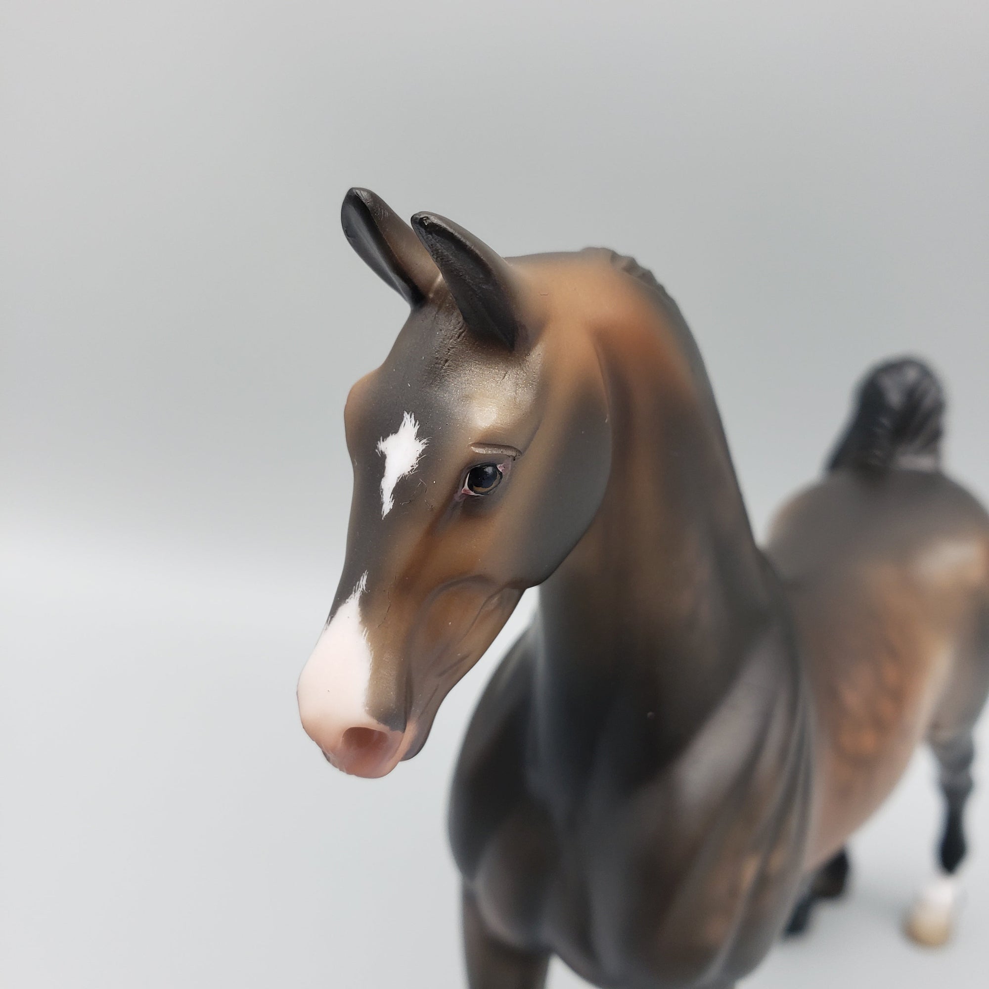 Goldmask OOAK Dappled Sooty Buckskin Saddlebred Pebble By Jess Hamill