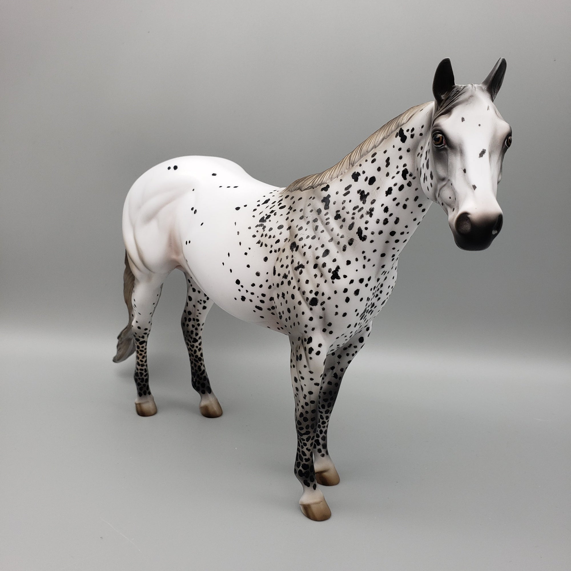 Nez Perce OOAK Leopard Appaloosa ISH By Al Katt EQ23