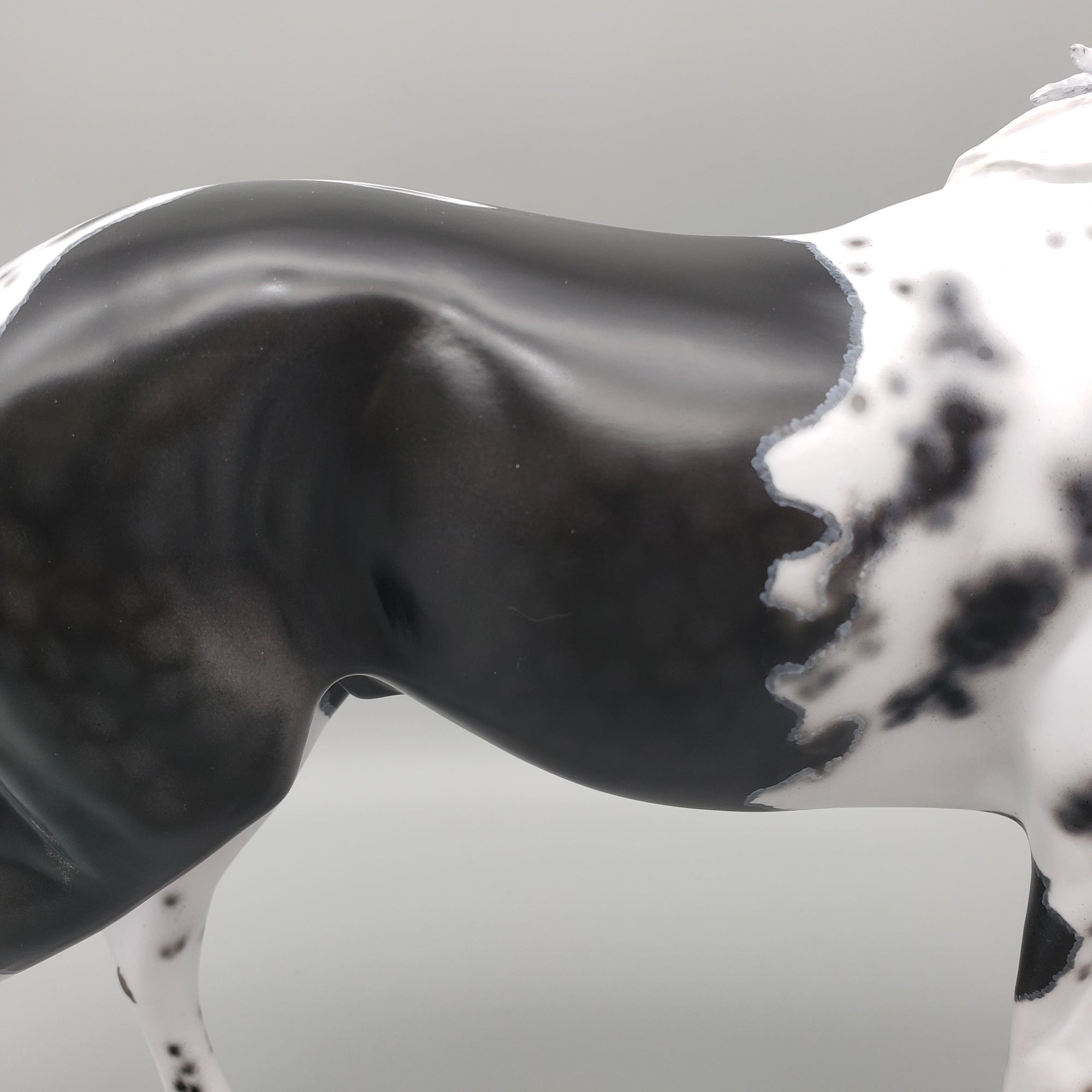 Kentucky Wild OOAK Black Pinto Thoroughbred By Dawn Quick Best Offer EQ23