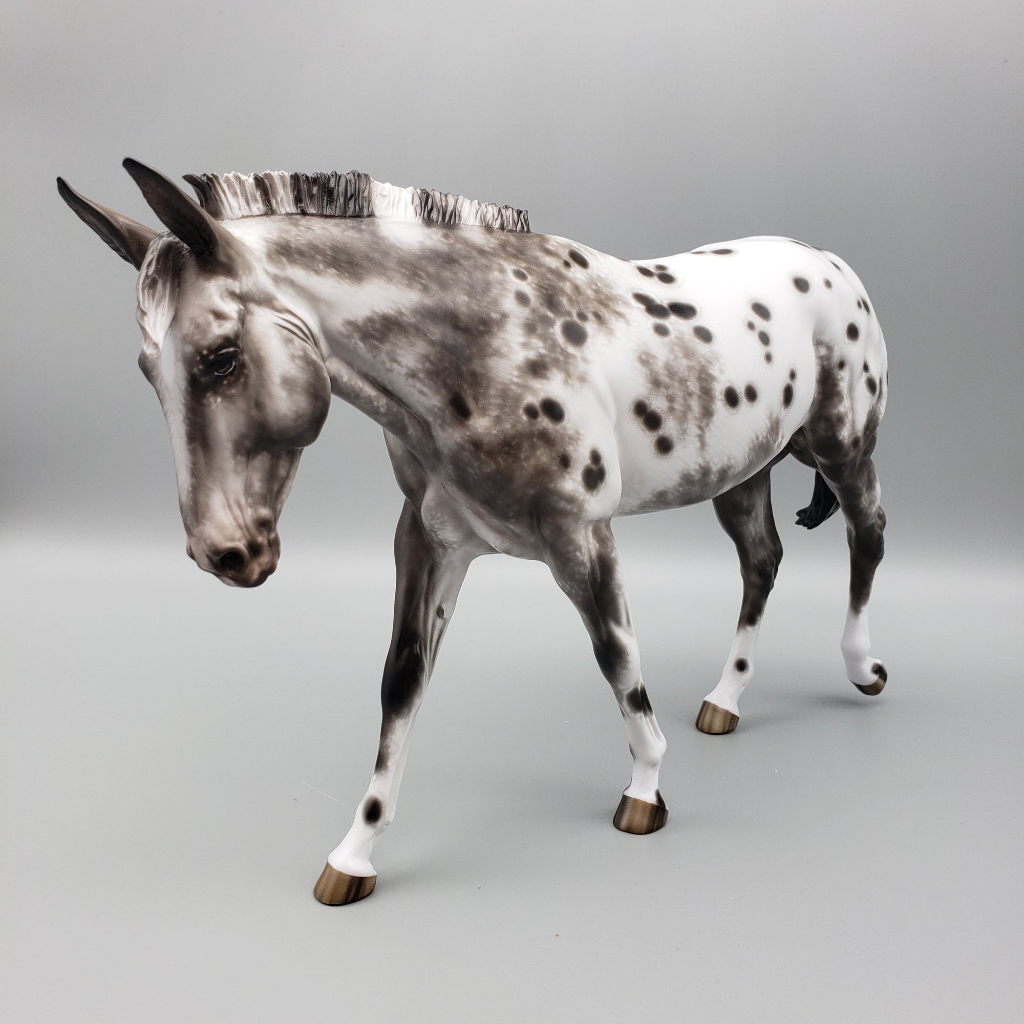 Honeysuckle OOAK Dark Bay Appaloosa Mule By Sheryl Leisure Best Offers 7/10/23