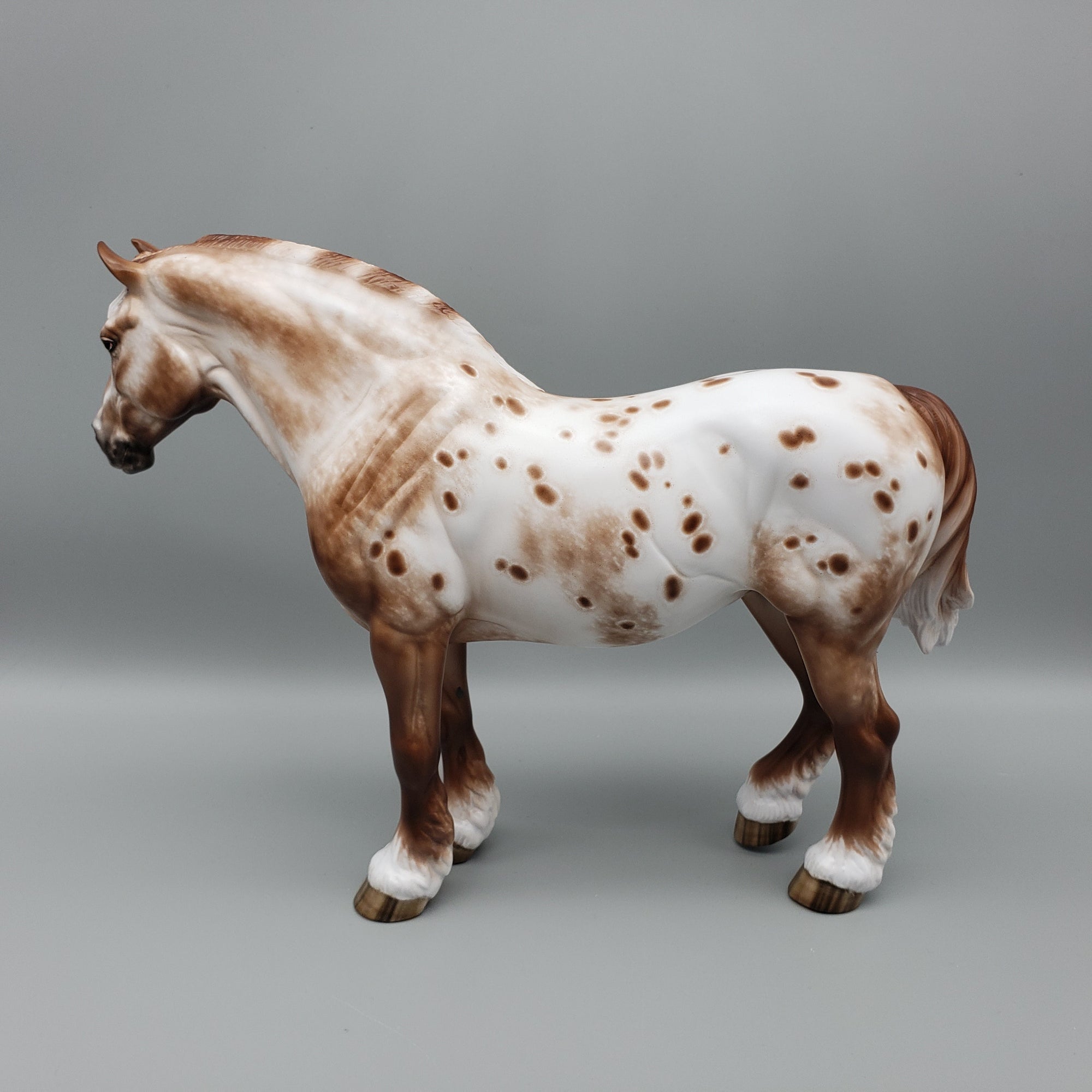 Rosen OOAK Chestnut Appaloosa Heavy Draft By Sheryl Leisure Best Offers 7/10/23