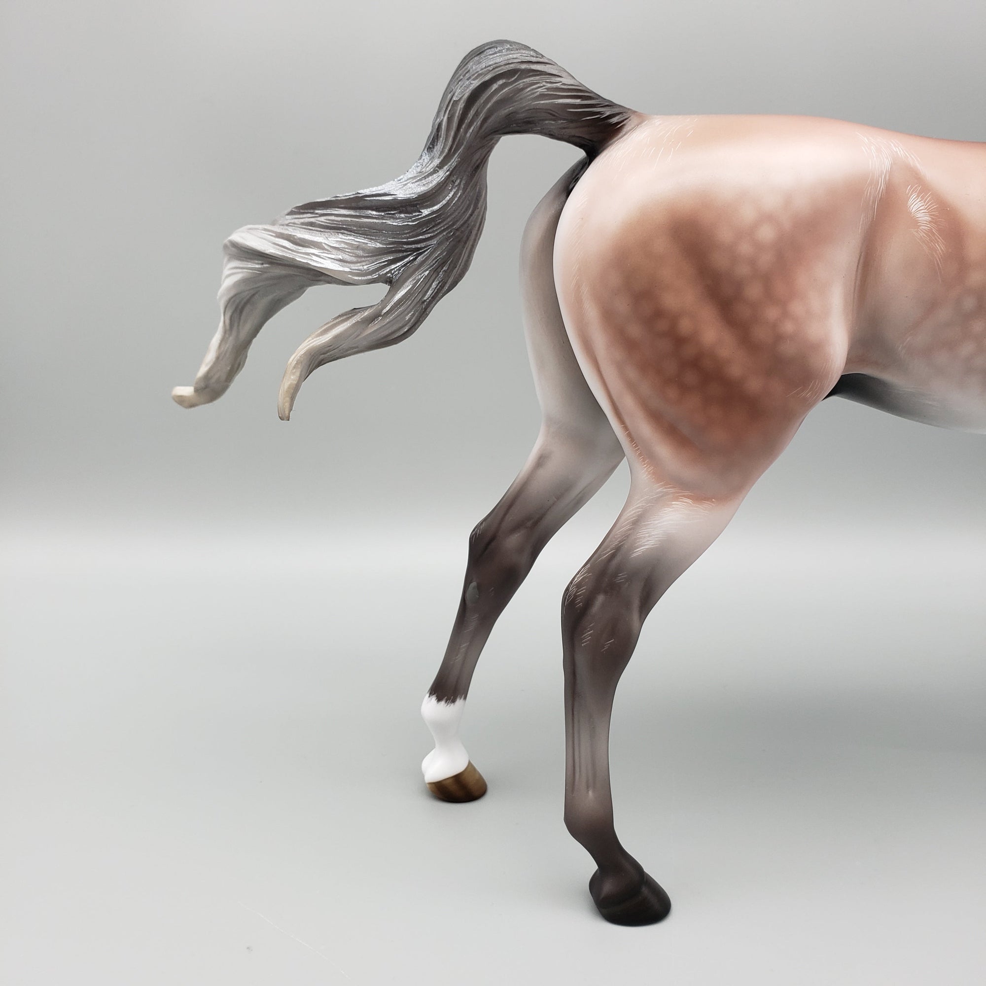 Dynasty OOAK Dappled Rose Grey Arab Stallion By Angela Marleau Equilocity Best Offers 7/15/23 EQ23