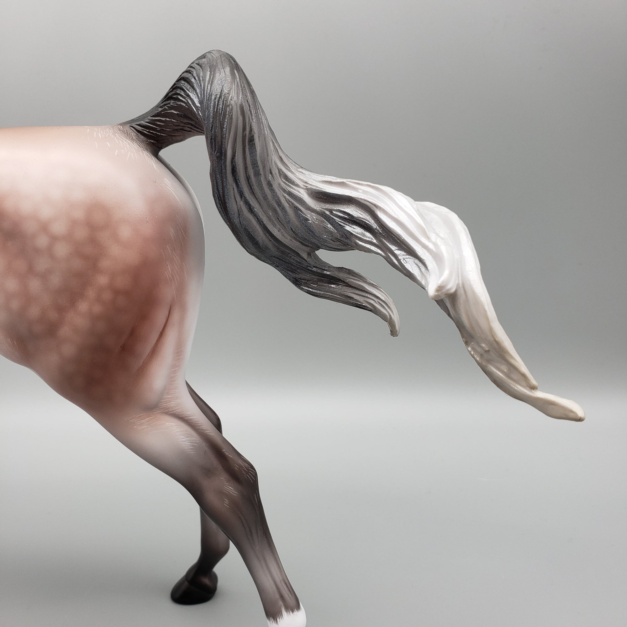 Dynasty OOAK Dappled Rose Grey Arab Stallion By Angela Marleau Equilocity Best Offers 7/15/23 EQ23