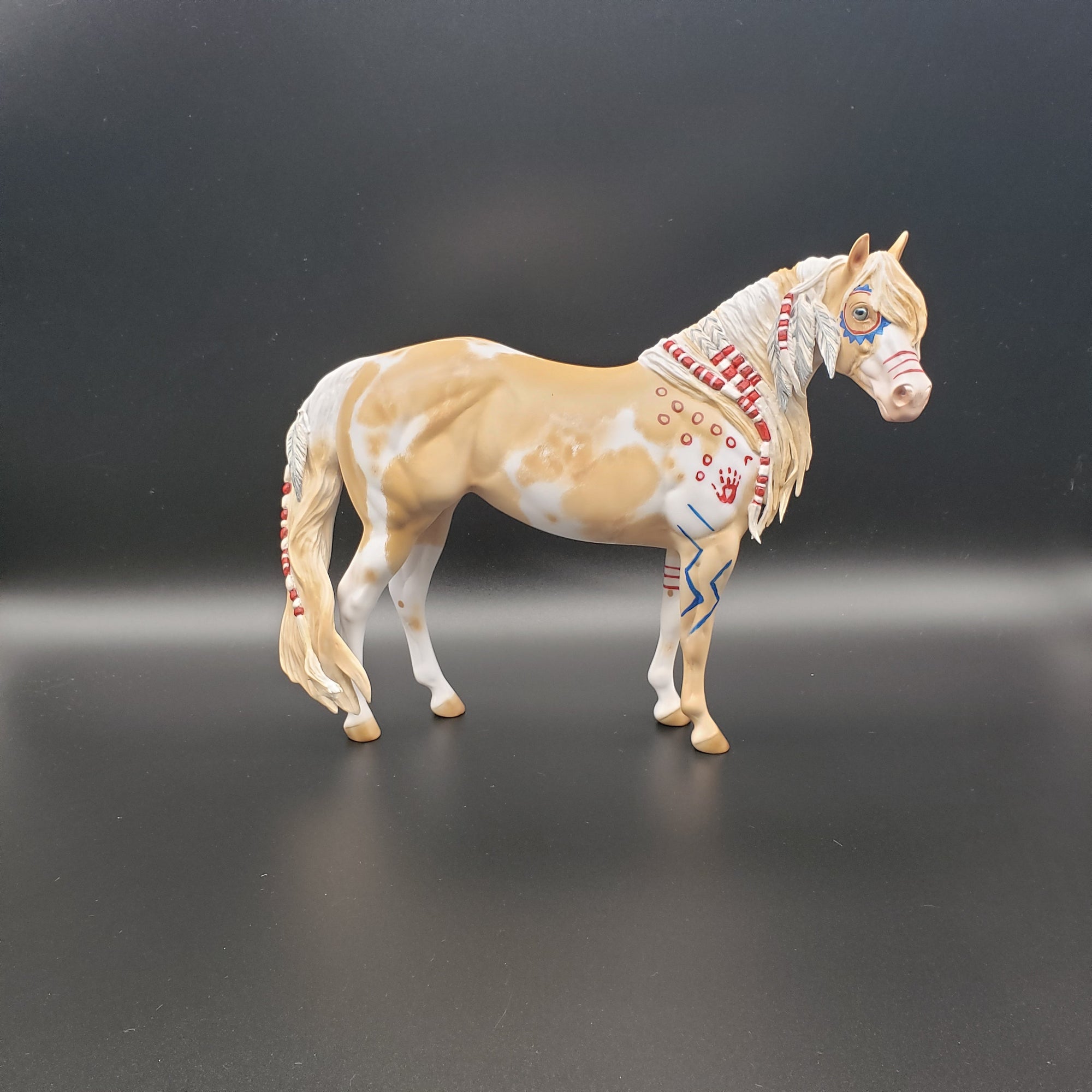 Lover Girl Basket 10 Equilocity 2023 - OOAK Palomino Paint ISH By Dawn Quick and Julie Keim EQ23