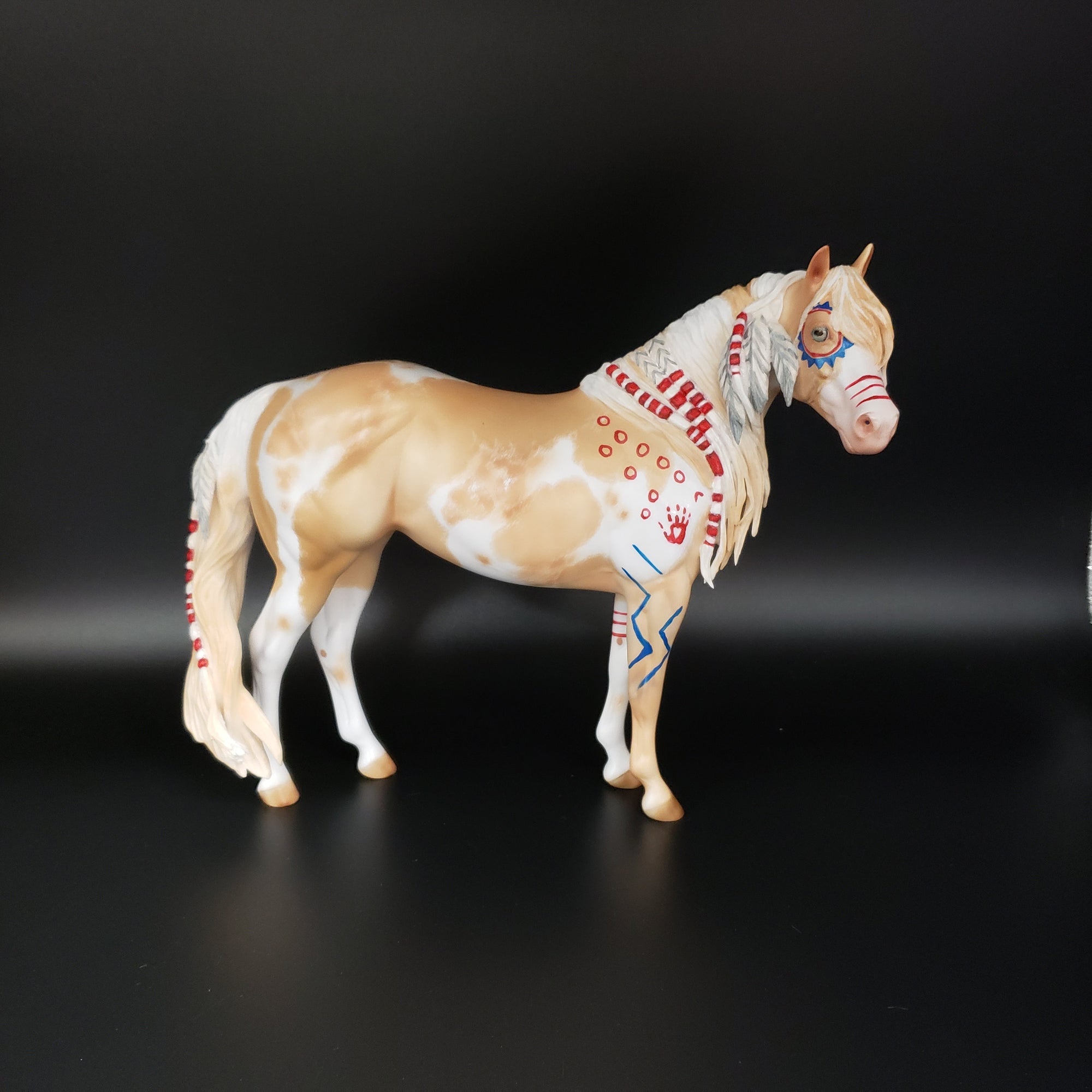 Lover Girl Basket 10 Equilocity 2023 - OOAK Palomino Paint ISH By Dawn Quick and Julie Keim EQ23