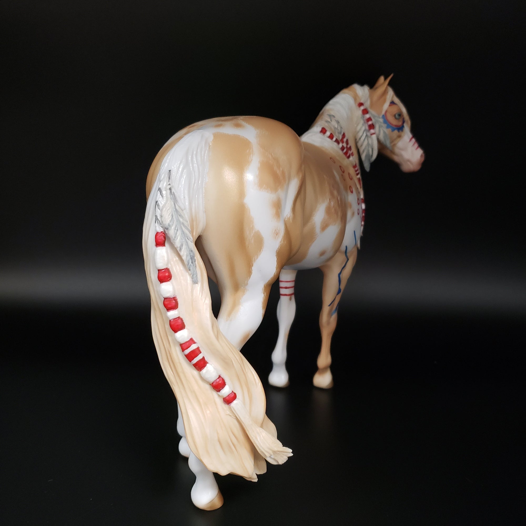 Lover Girl Basket 10 Equilocity 2023 - OOAK Palomino Paint ISH By Dawn Quick and Julie Keim EQ23