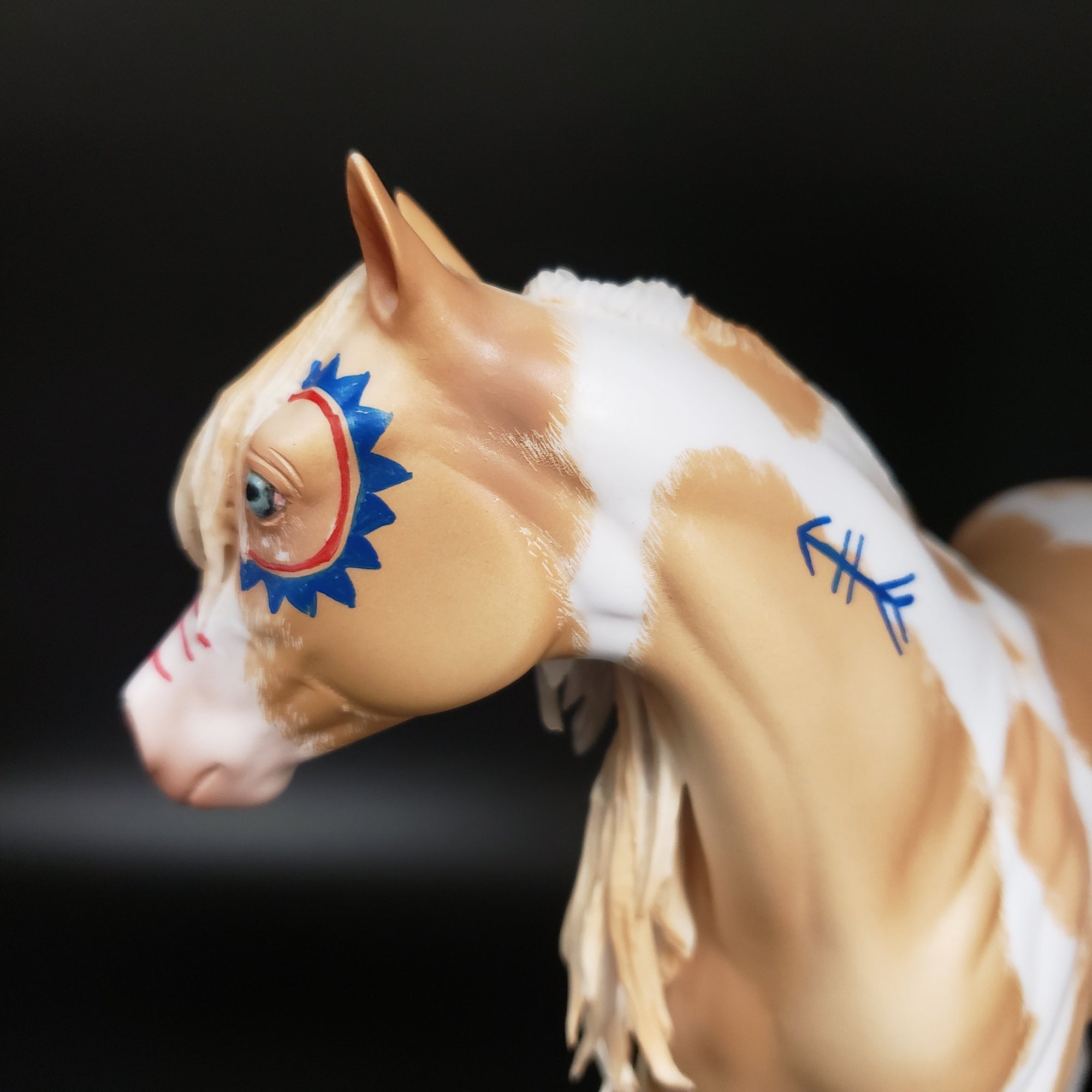 Lover Girl Basket 10 Equilocity 2023 - OOAK Palomino Paint ISH By Dawn Quick and Julie Keim EQ23