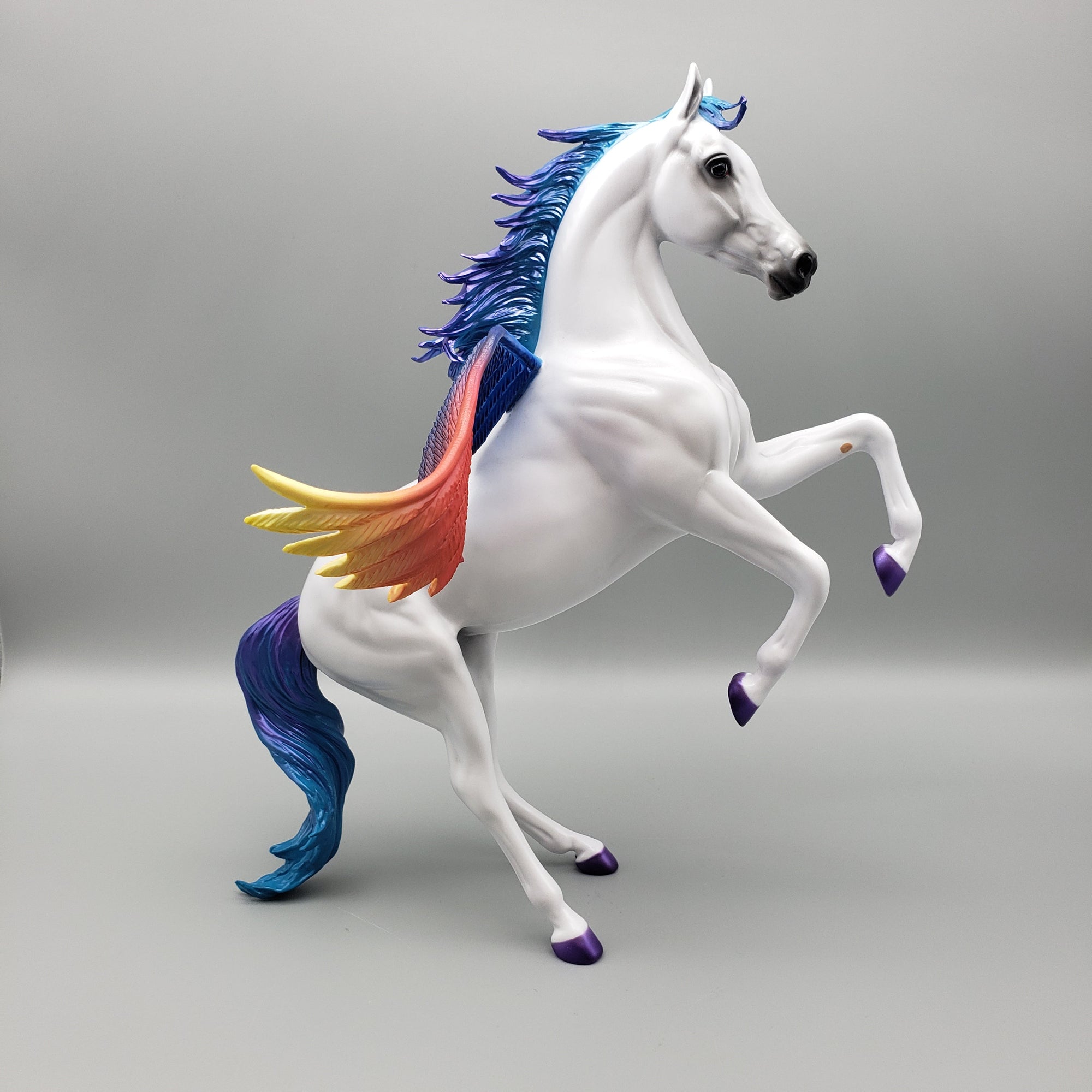 Escape To Reality Basket 16 Equilocity 2023 OOAK Rearing Arab Mare Pegasus By Angela Marleau EQ23