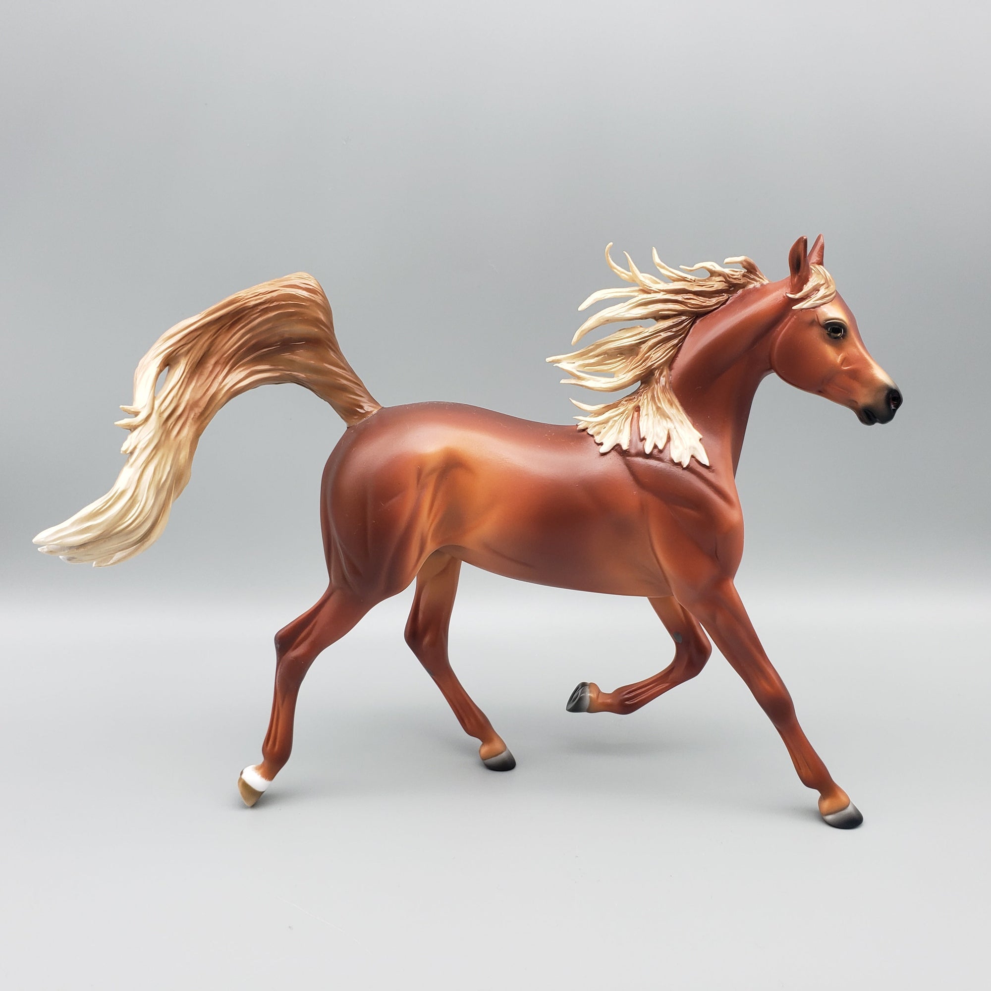 Golden Basket 14 Equilocity 2023 OOAK Flaxen Chestnut Yearling By Ashley Palmer EQ23