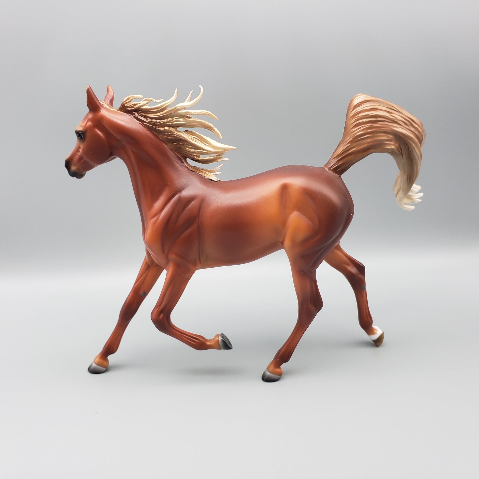 Golden Basket 14 Equilocity 2023 OOAK Flaxen Chestnut Yearling By Ashley Palmer EQ23