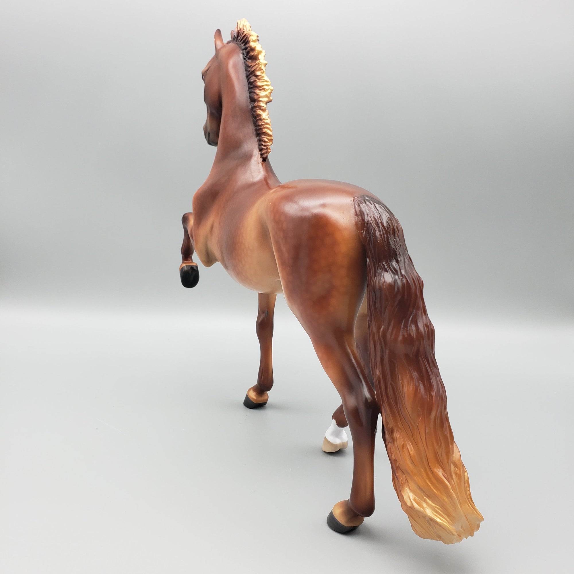 Through The Fire OOAK Chestnut Saddlebred By Ellen Robbins Equilocity Best Offers 7/15/23 EQ23