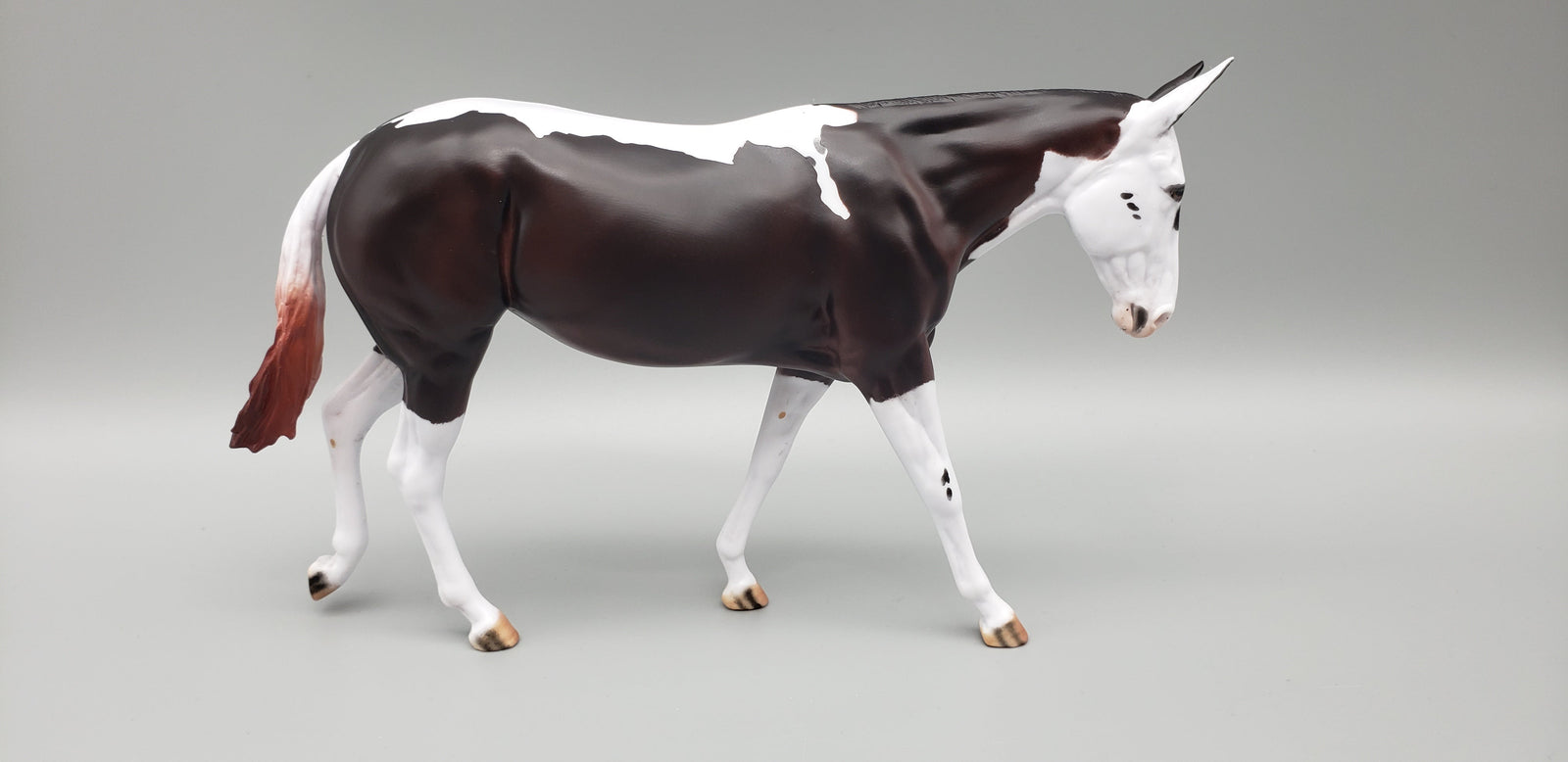 Miriam OOAK Bay Tobiano Pebble Mule By Dawn Quick EQ23