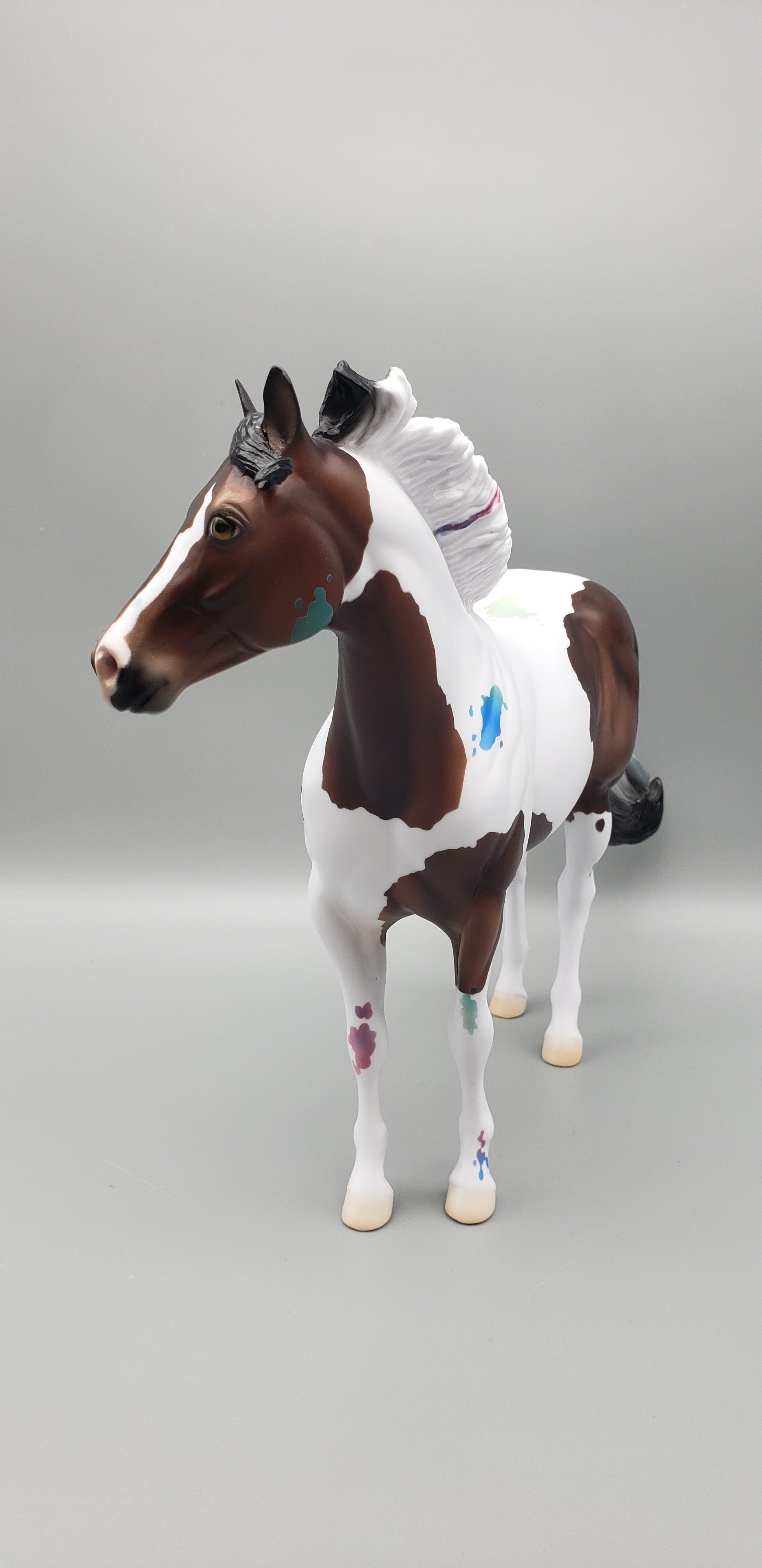 Kokomo Bay Tobiano Custom Ideal Stock Horse with Optional Paint Splashes by Ashley Palmer and Ellen Robbins AoTH23