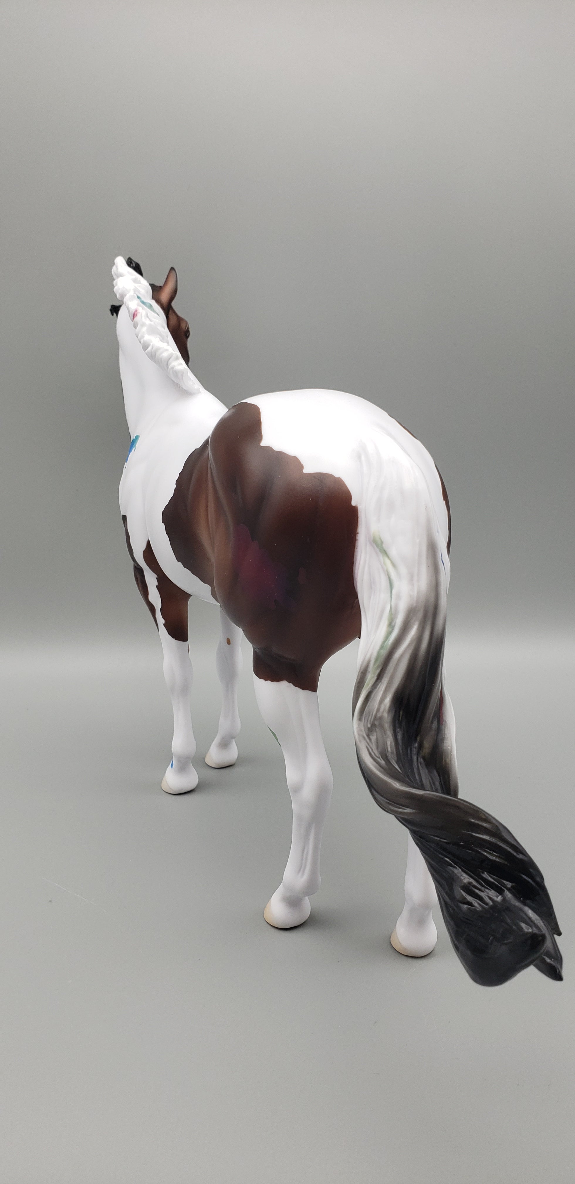 Kokomo Bay Tobiano Custom Ideal Stock Horse with Optional Paint Splashes by Ashley Palmer and Ellen Robbins AoTH23