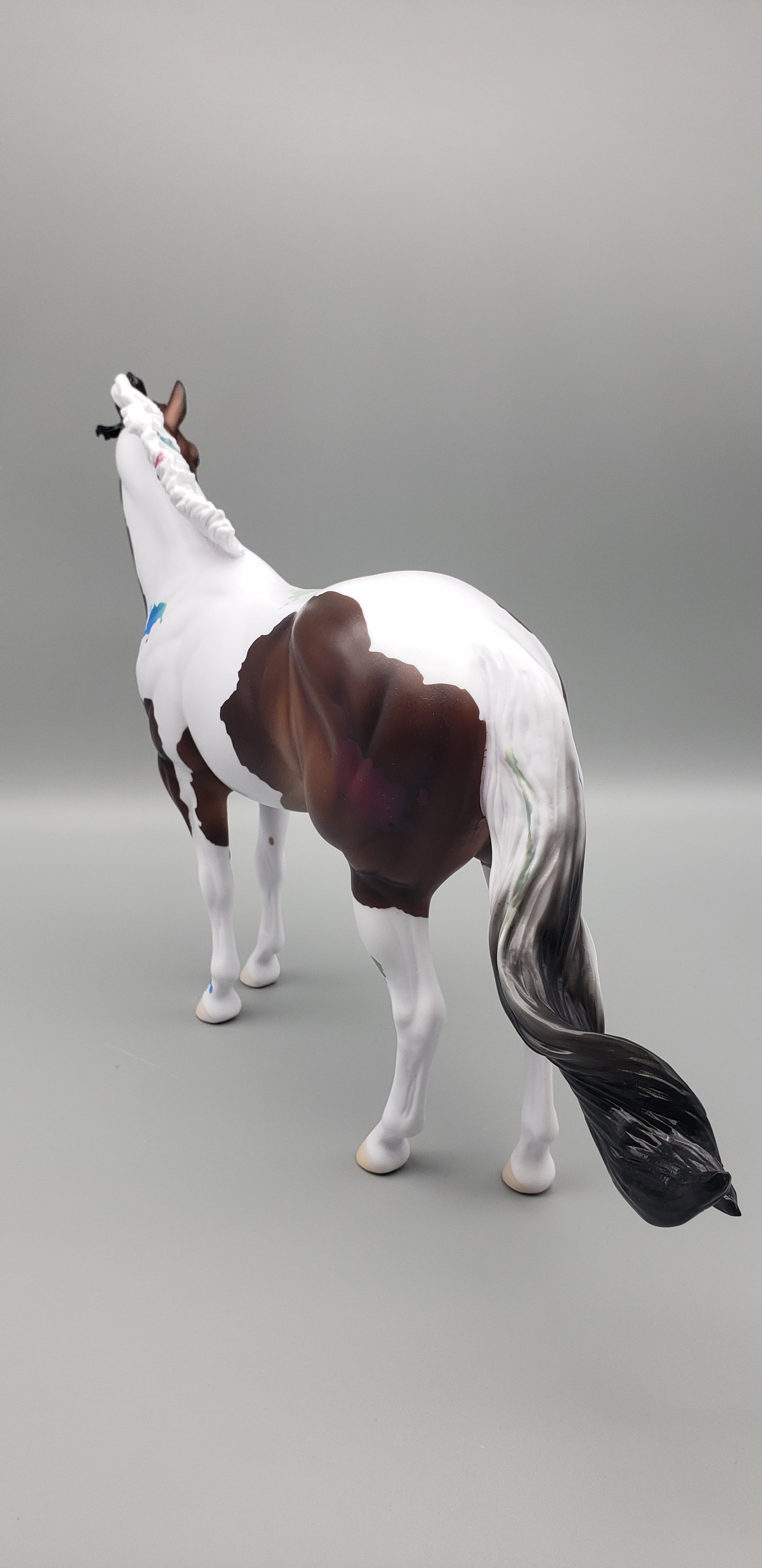 Kokomo Bay Tobiano Custom Ideal Stock Horse with Optional Paint Splashes by Ashley Palmer and Ellen Robbins AoTH23