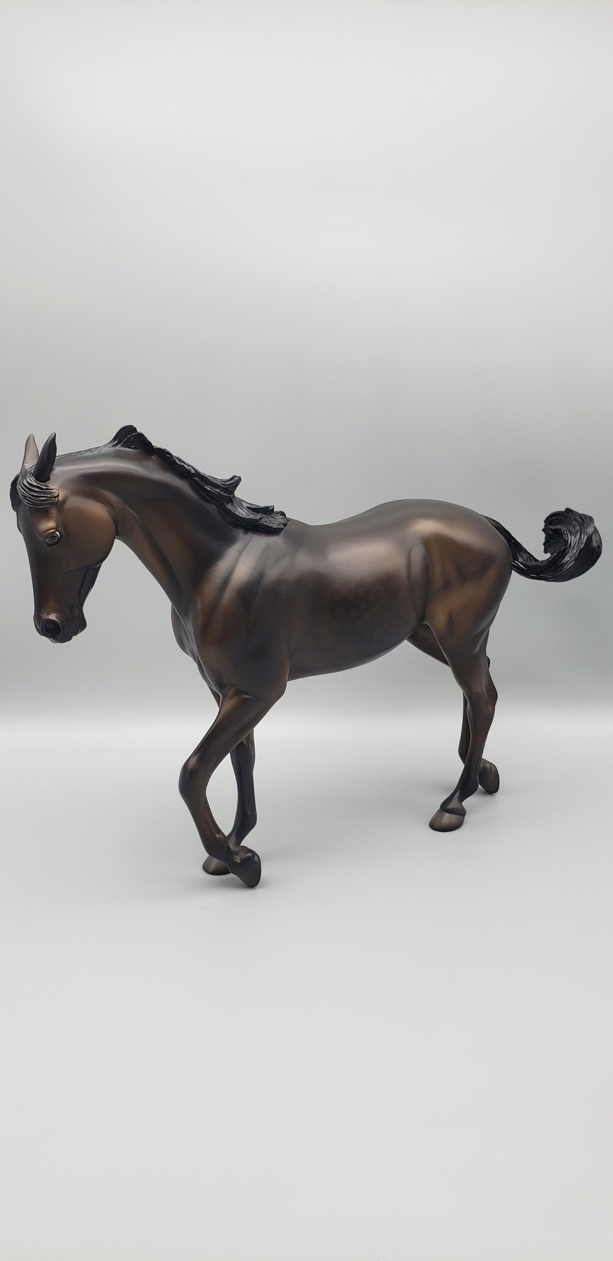 Slew Came Through Dapple Bay Custom Pinned Ear Thoroughbred By Dawn Quick AoTH23